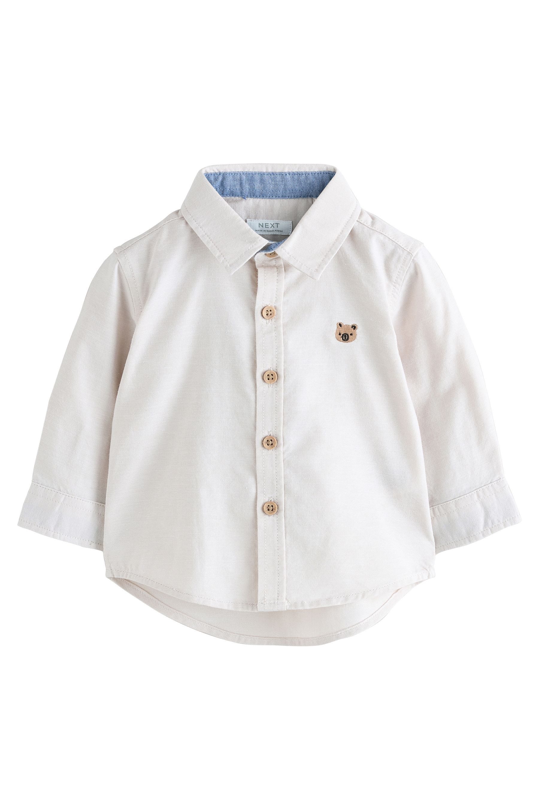 Next Langarmhemd Langärmeliges Oxfordhemd (1-tlg)