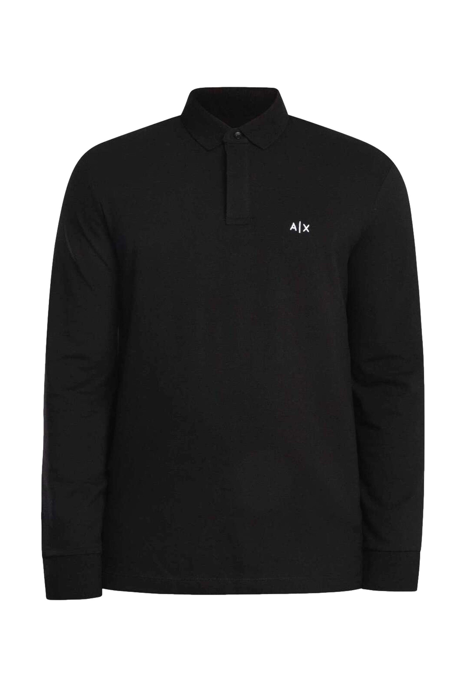 AIX ARMANI EXCHANGE Poloshirt Poloshirt Langarmshirt mit Polokragen (1-tlg. günstig online kaufen