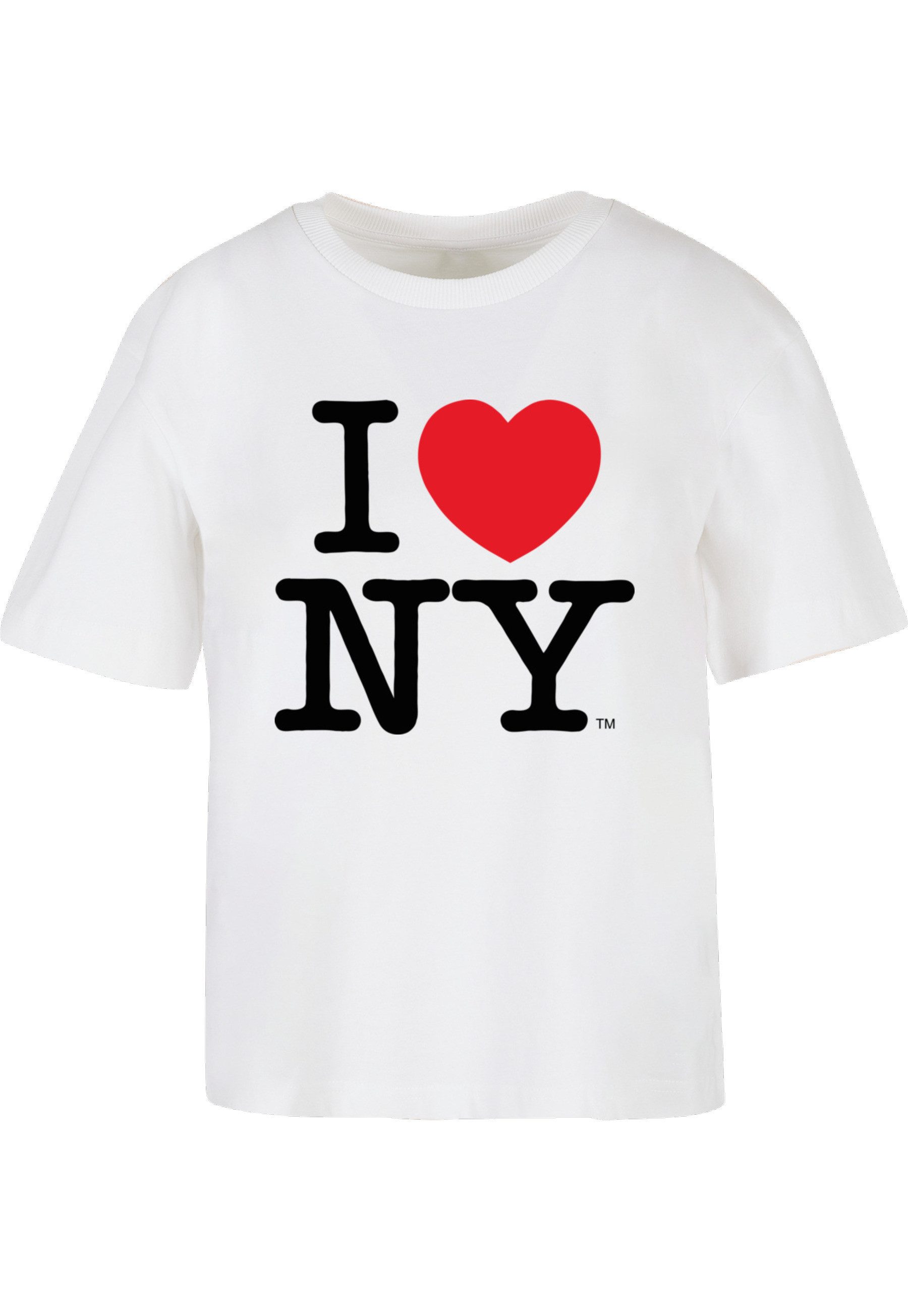 Merchcode T-Shirt Merchcode Ladies I Love NY Tee (1-tlg)