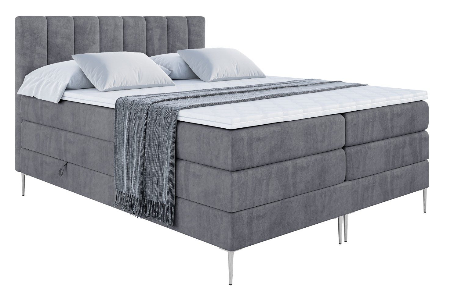 ALTDECOR Boxspringbett OTTA-F KING (Multipocket-Matratze H4, günstig online kaufen