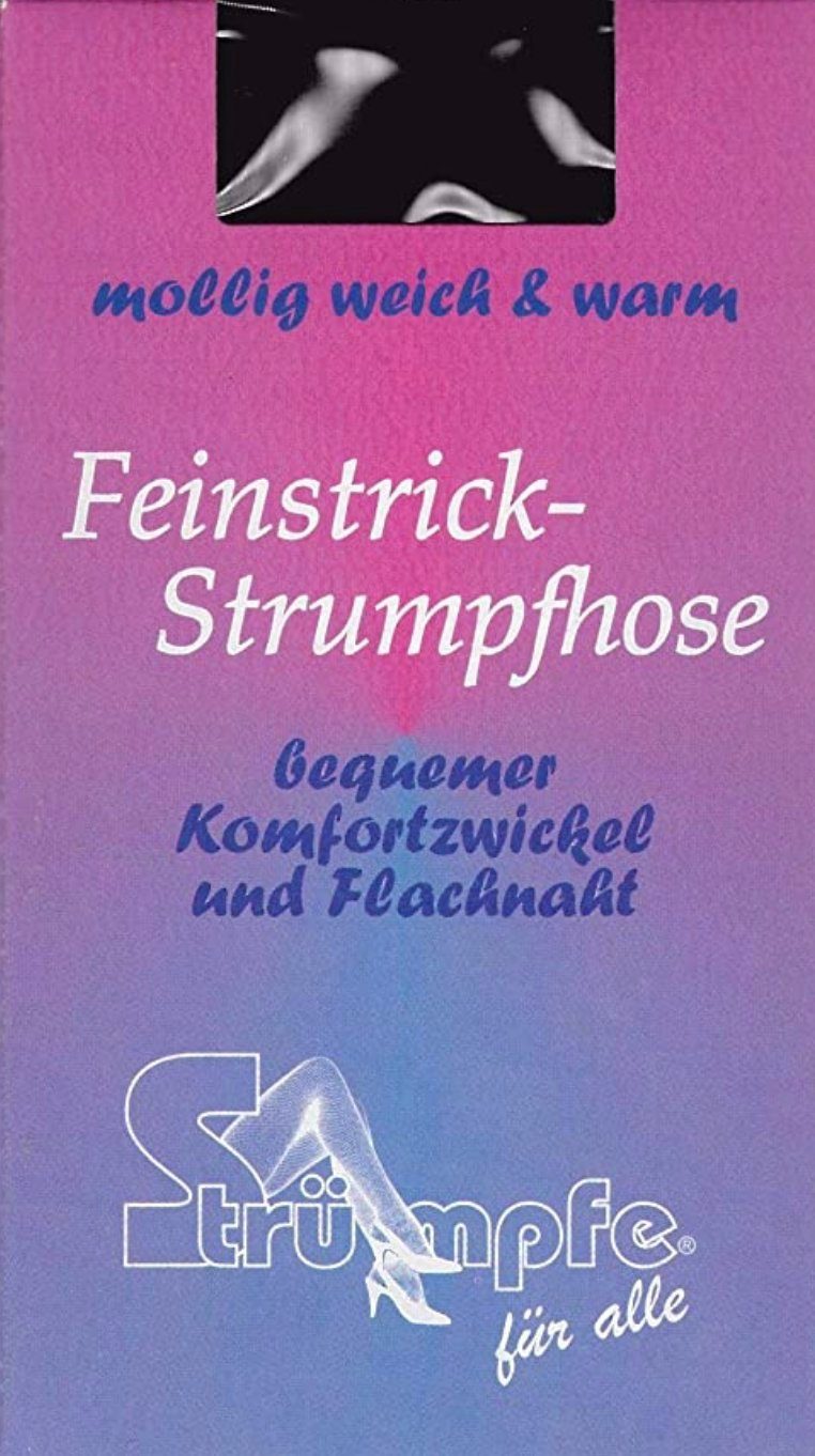 Cocain underwear Strickstrumpfhose Feinstrickstrumpfhosen Damen mit Komfortzwickel und Flachnaht mollig warm