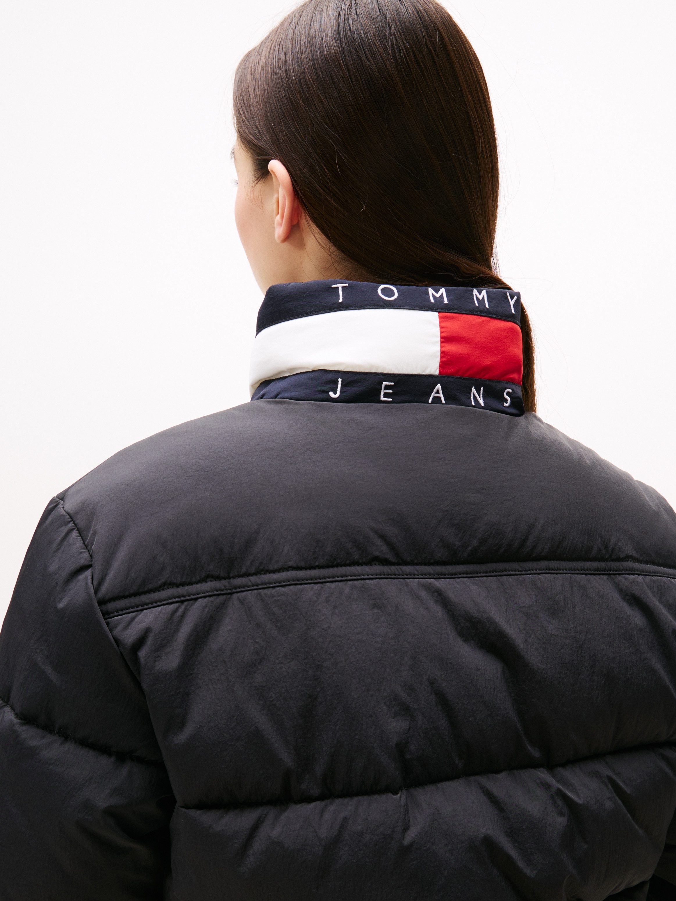 Tommy Jeans Steppjacke TJW ESS PUFFER FLAG JACKET EXT