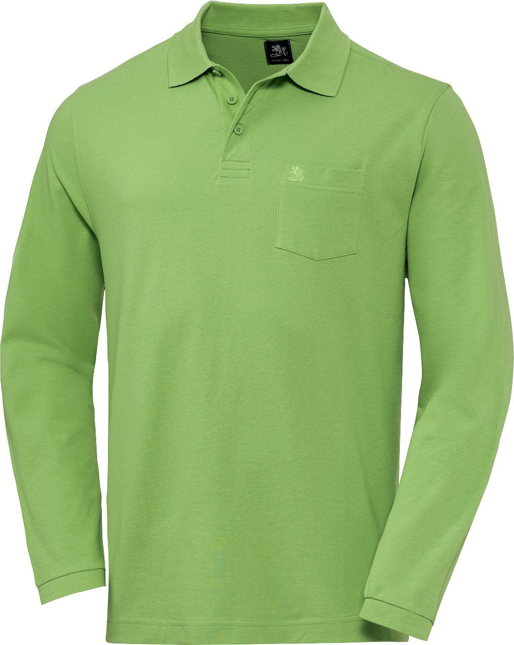 Otto Kern Langarm-Poloshirt (Packung, 3er-Pack) aus Baumwolle günstig online kaufen