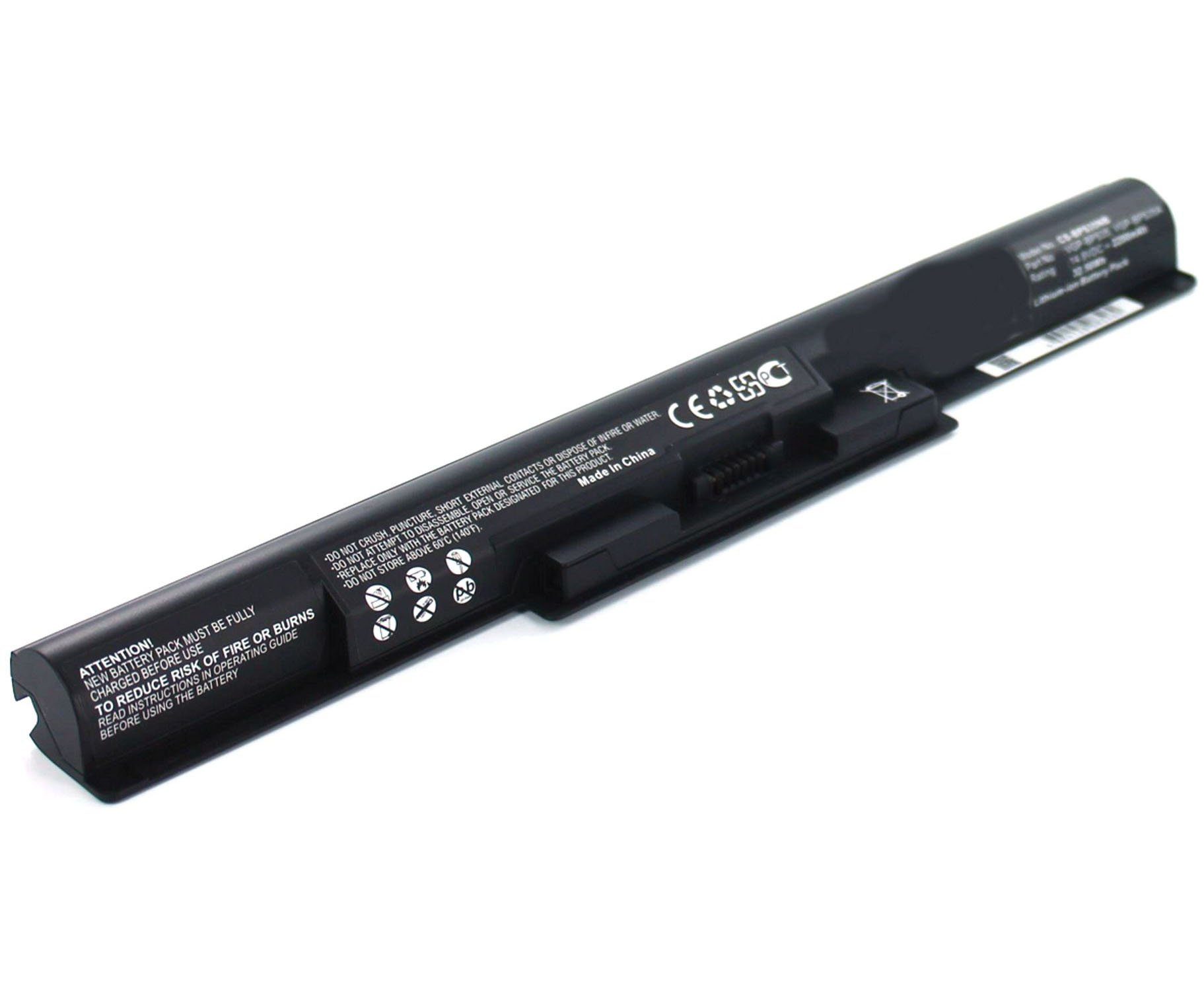 MobiloTec Akku kompatibel mit Sony SVF15218SC Akku Akku 2200 mAh (1 St)