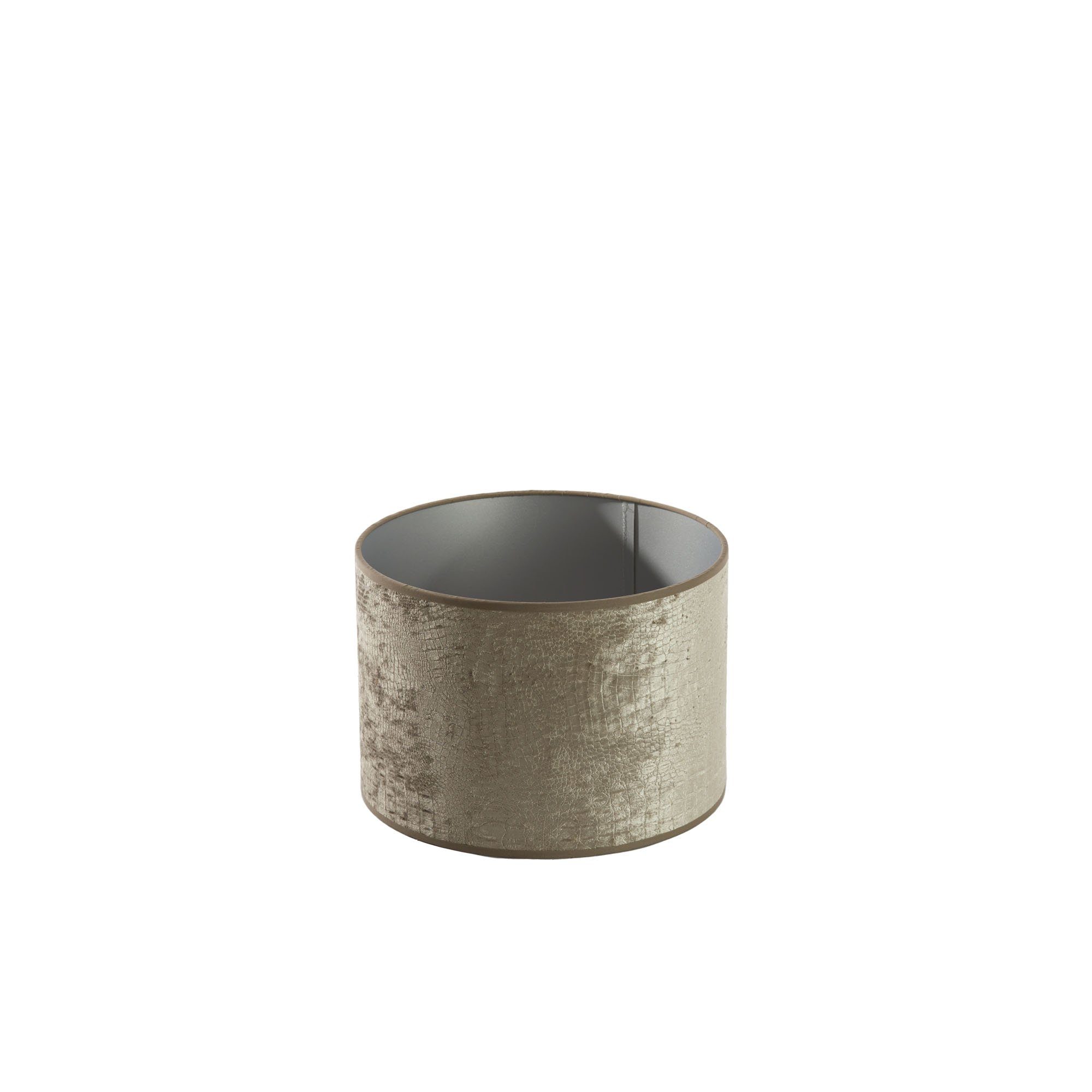 Light Living Zylinder Silber Lampenschirm - Lampenschirm Chelsea & - Ø30x21cm
