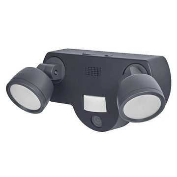 Ledvance LED Wandleuchte Smart+ Outdoor mit Kamera Warmweiß Garten Lampe Sensor, LED fest integriert, Warmweiss, Energieeffizient, Wasserdicht, mit Kamera, mit Sensor, Alarm