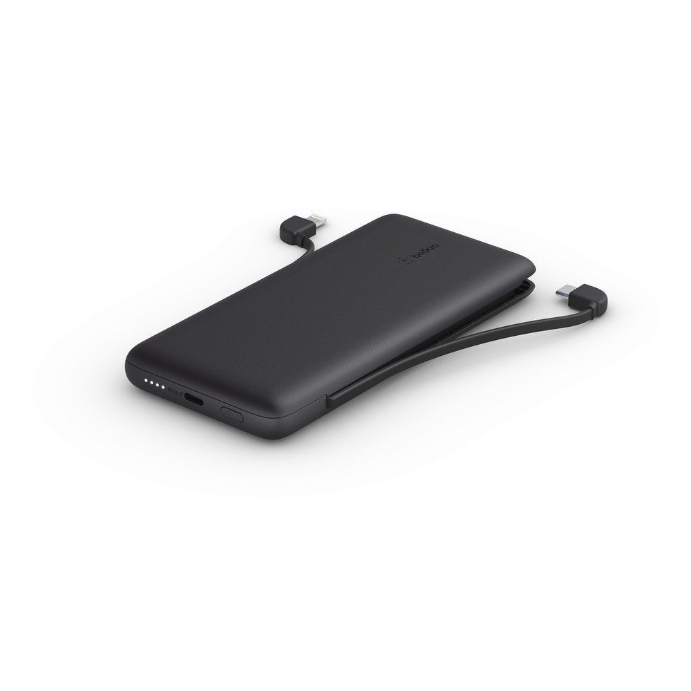 Belkin BoostCharge Plus 10.000 mAh Powerbank Belkin BOOST?CHARGE™ Powerbank,10.000 mAh 18W,mit Kabeln blue, integrierte Kabel