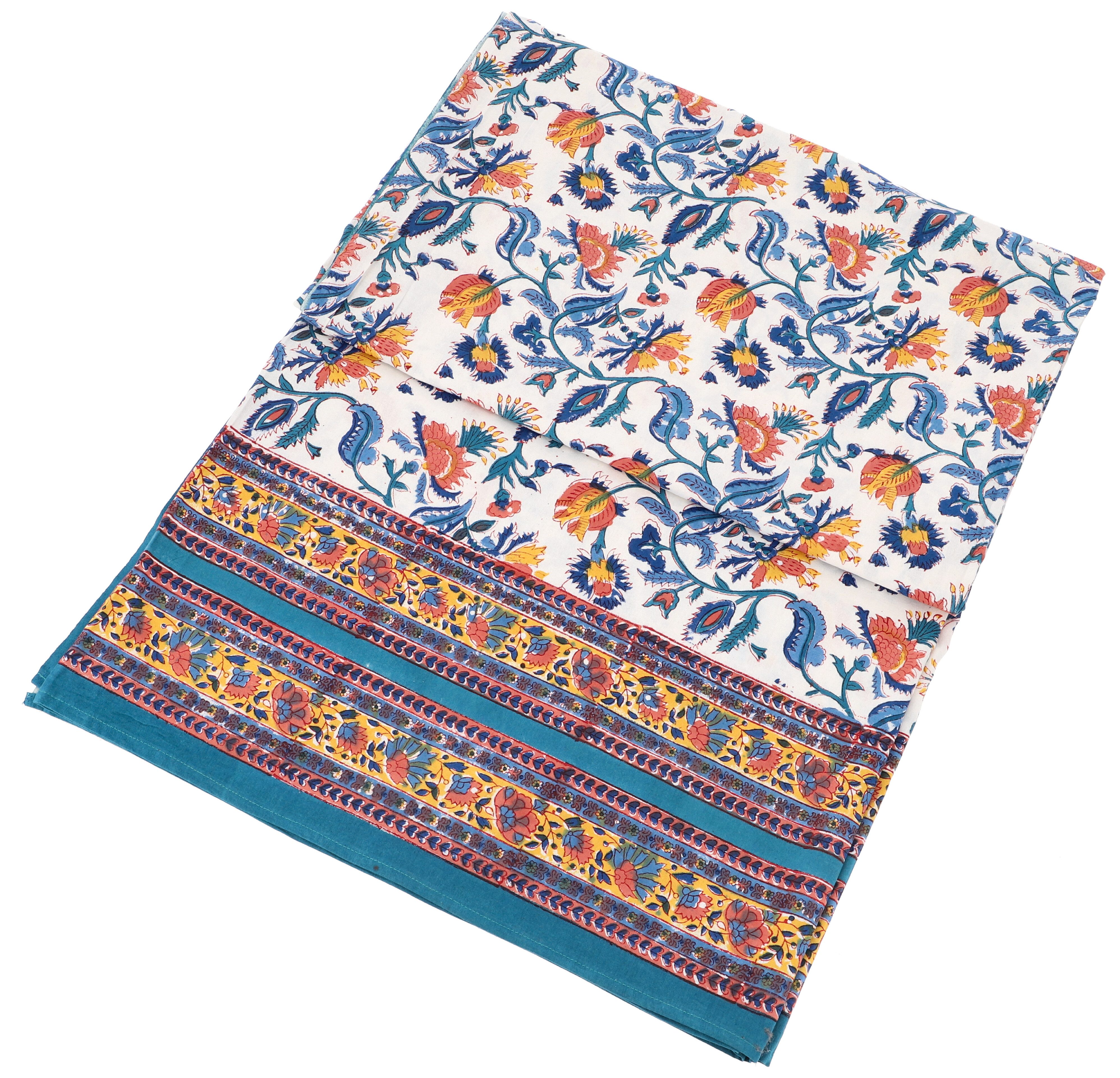 Guru-Shop Tagesdecke Blockdruck Tagesdecke, Bett & Sofaüberwurf,..