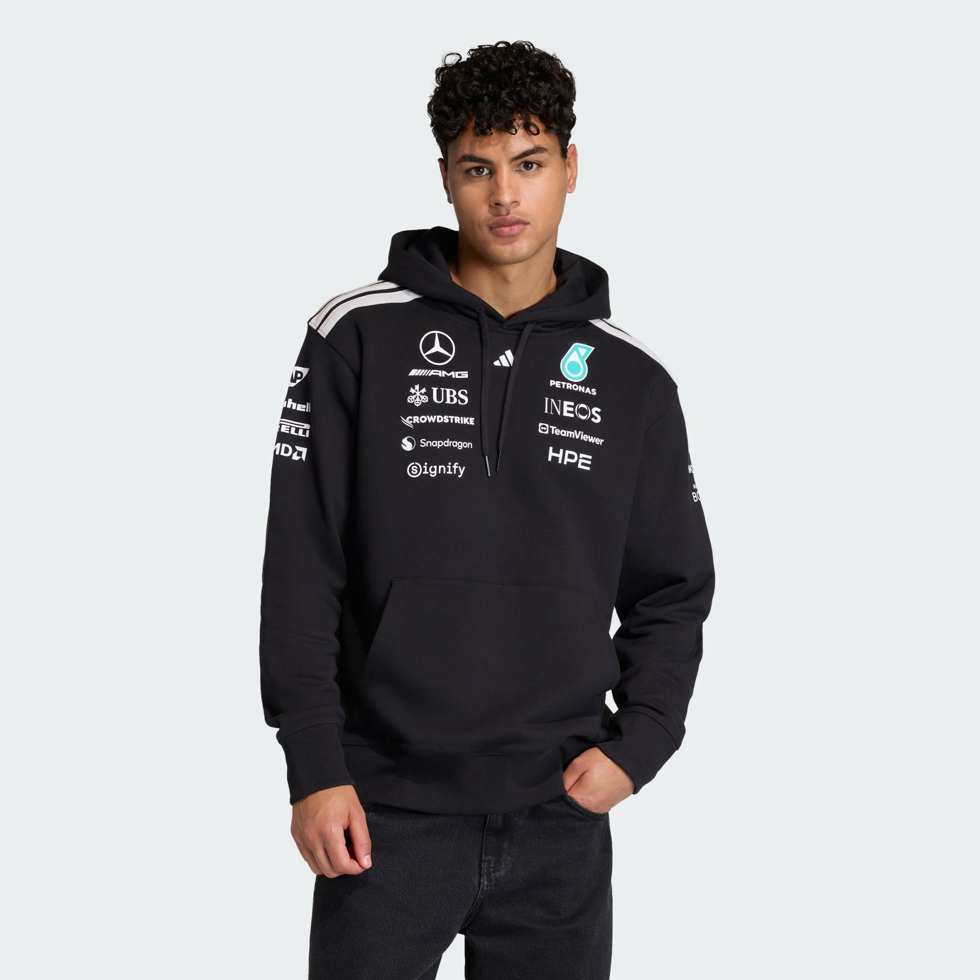 adidas Performance Hoodie MERCEDES-AMG PETRONAS FORMULA 1 TEAM DRIVER HOODIE (1-tlg)