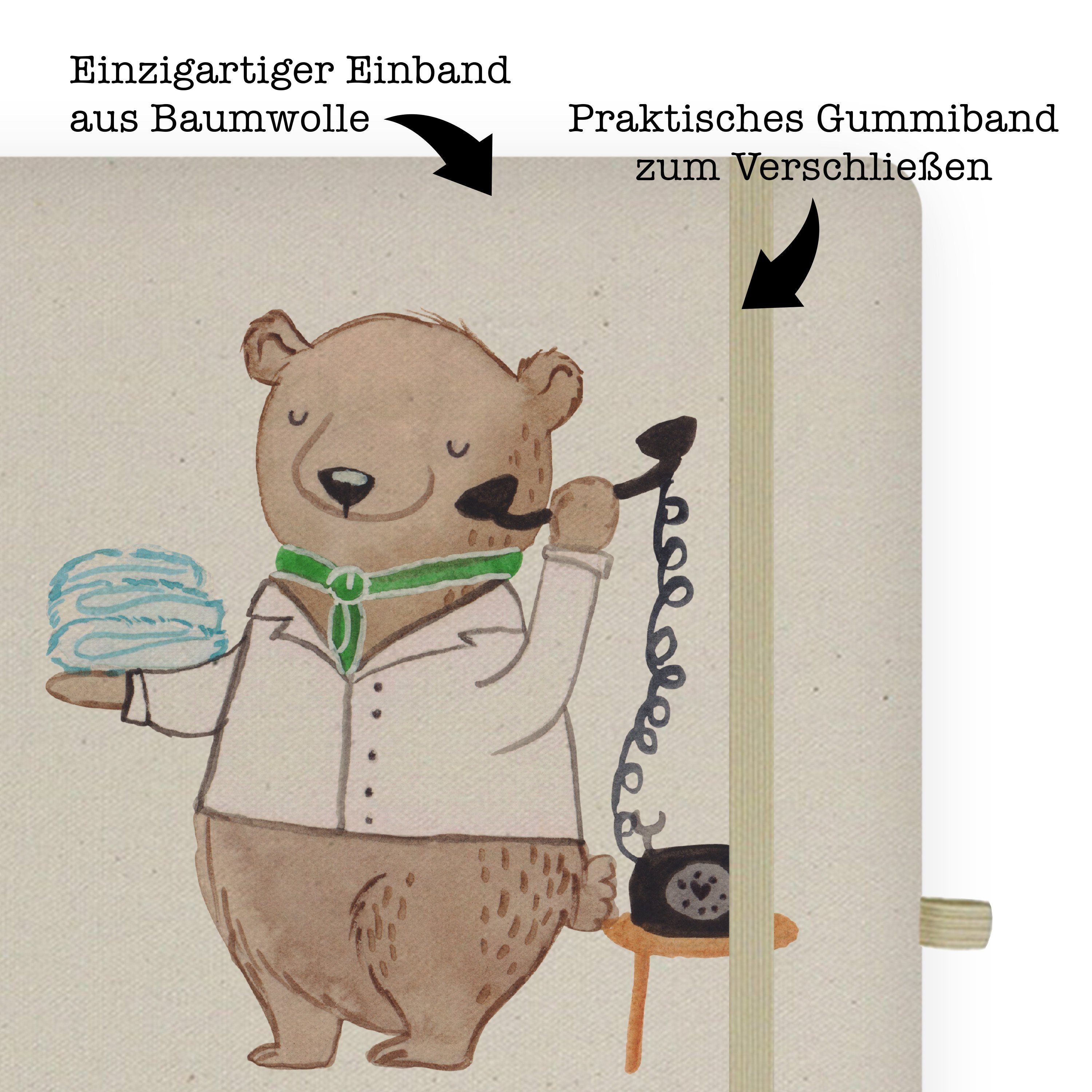 Mrs. Mrs. & Mr. Geschenk, Mitarbeiter Transparent Mr. Notizbuch & Panda Notizen, - Herz Hotelkauffrau Panda - mit