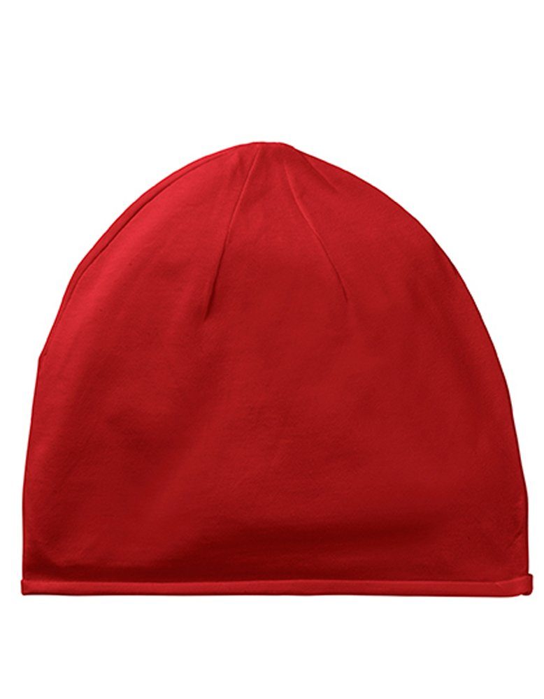 Hat Fairtrade-zertifizierte Beanie Bio-Baumwolle Stadler Red Leichter Organic Modescout Baumwolle Mütze Beanie