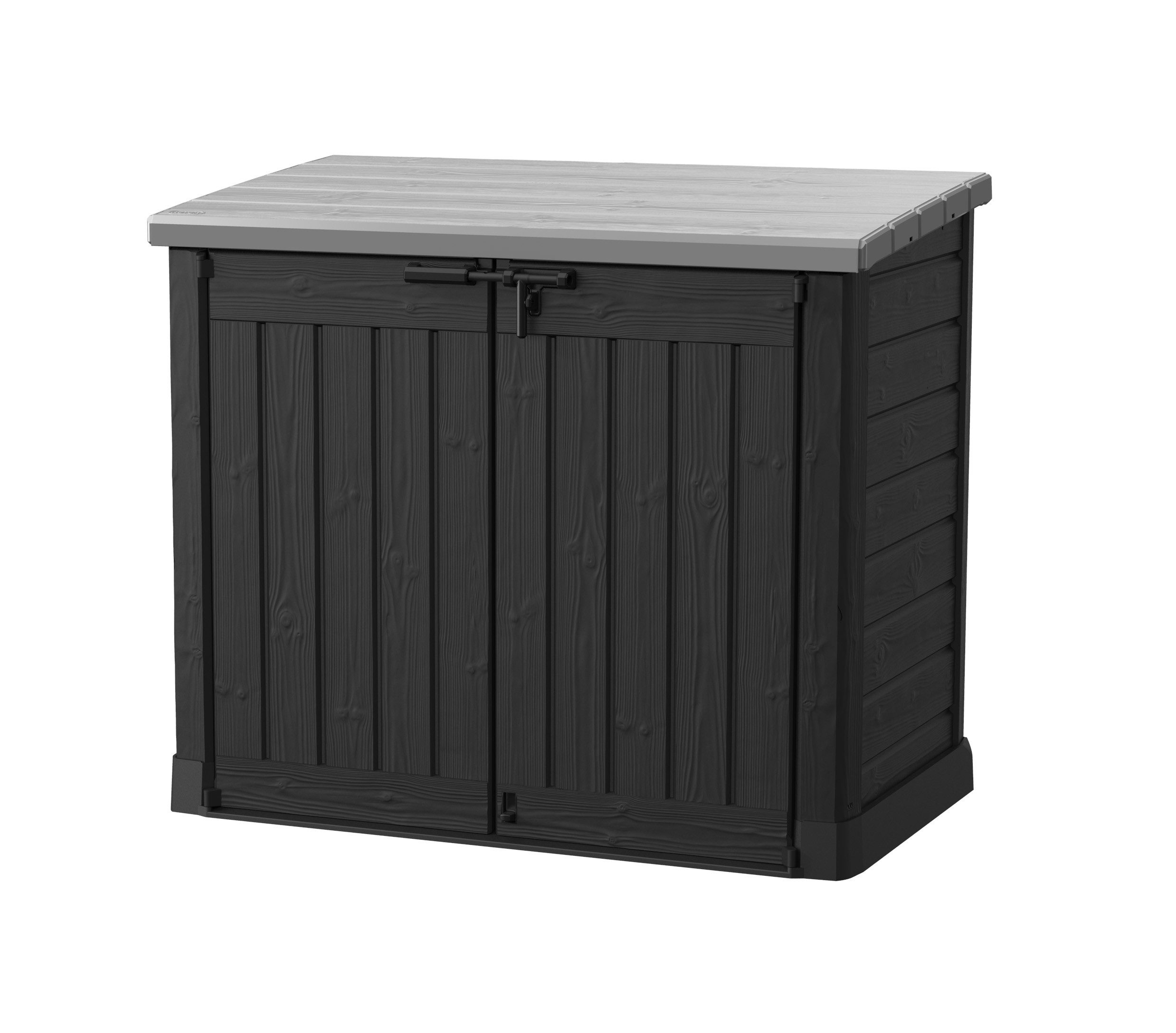 Keter Mülltonnenbox Keter Mülltonnenbox STORE IT OUT MAX Anthrazit, 1200 L, 2x 240 L Tonne