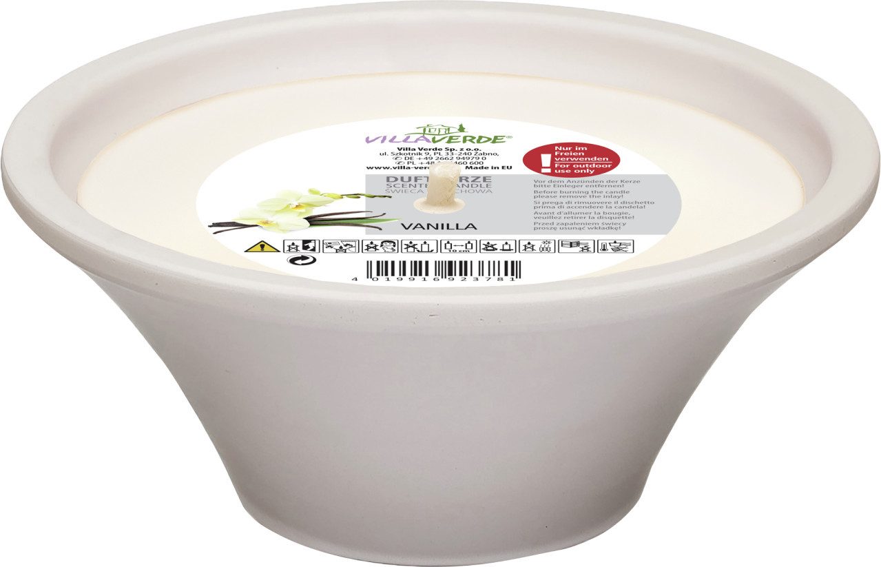 Villa Verde Duftkerze Villa Verde Duftkerze in Keramikschale Vanille günstig online kaufen
