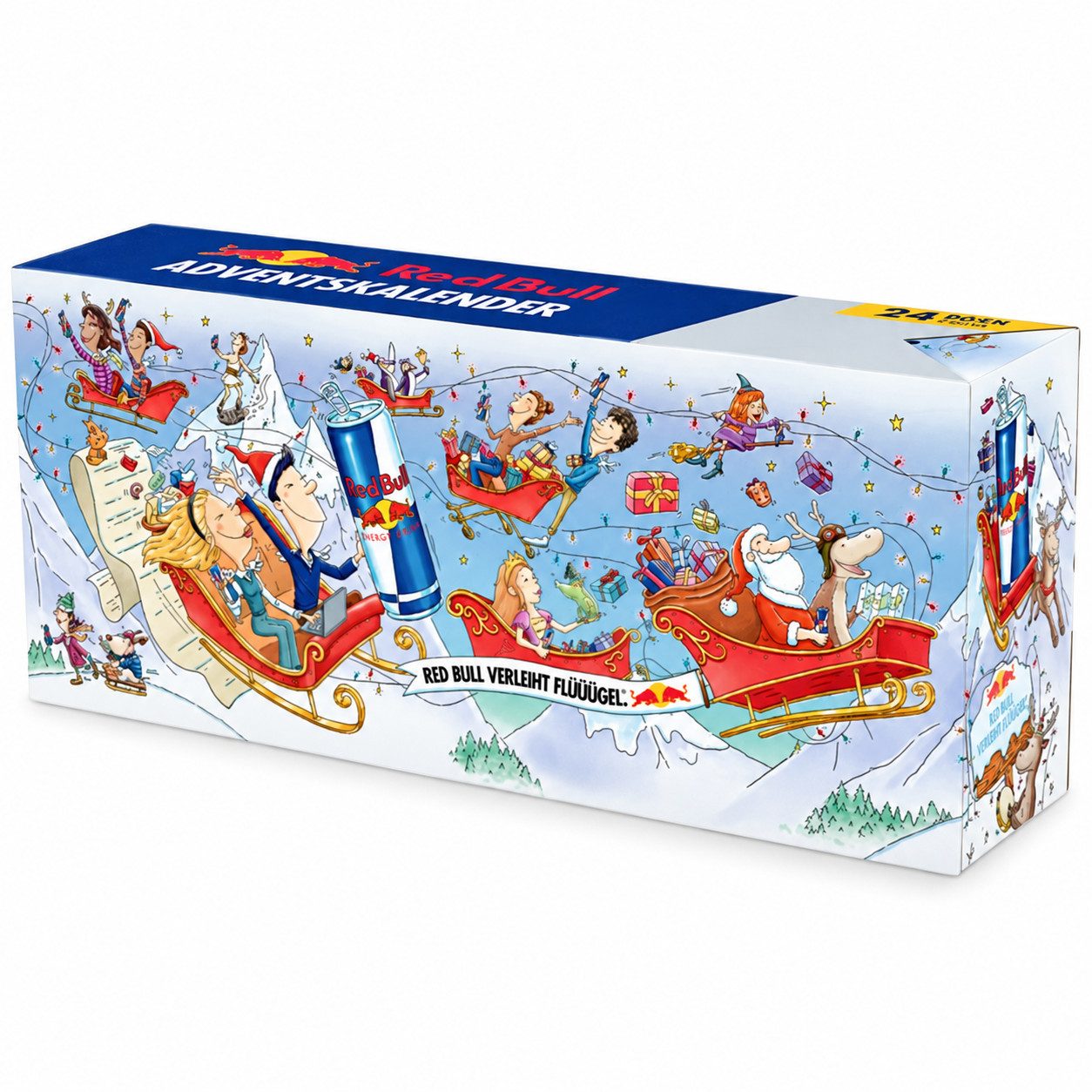 Red Bull Lebensmittel-Adventskalender Red Bull Adventskalender 2026 – 24 Dosen Energy Drink Mix