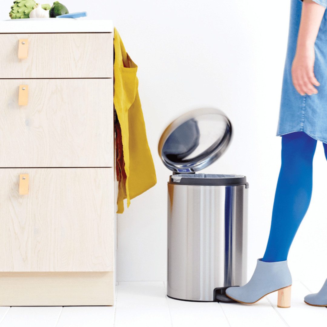 Brabantia Mülleimer NewIcon Treteimer 20l Mattstahl