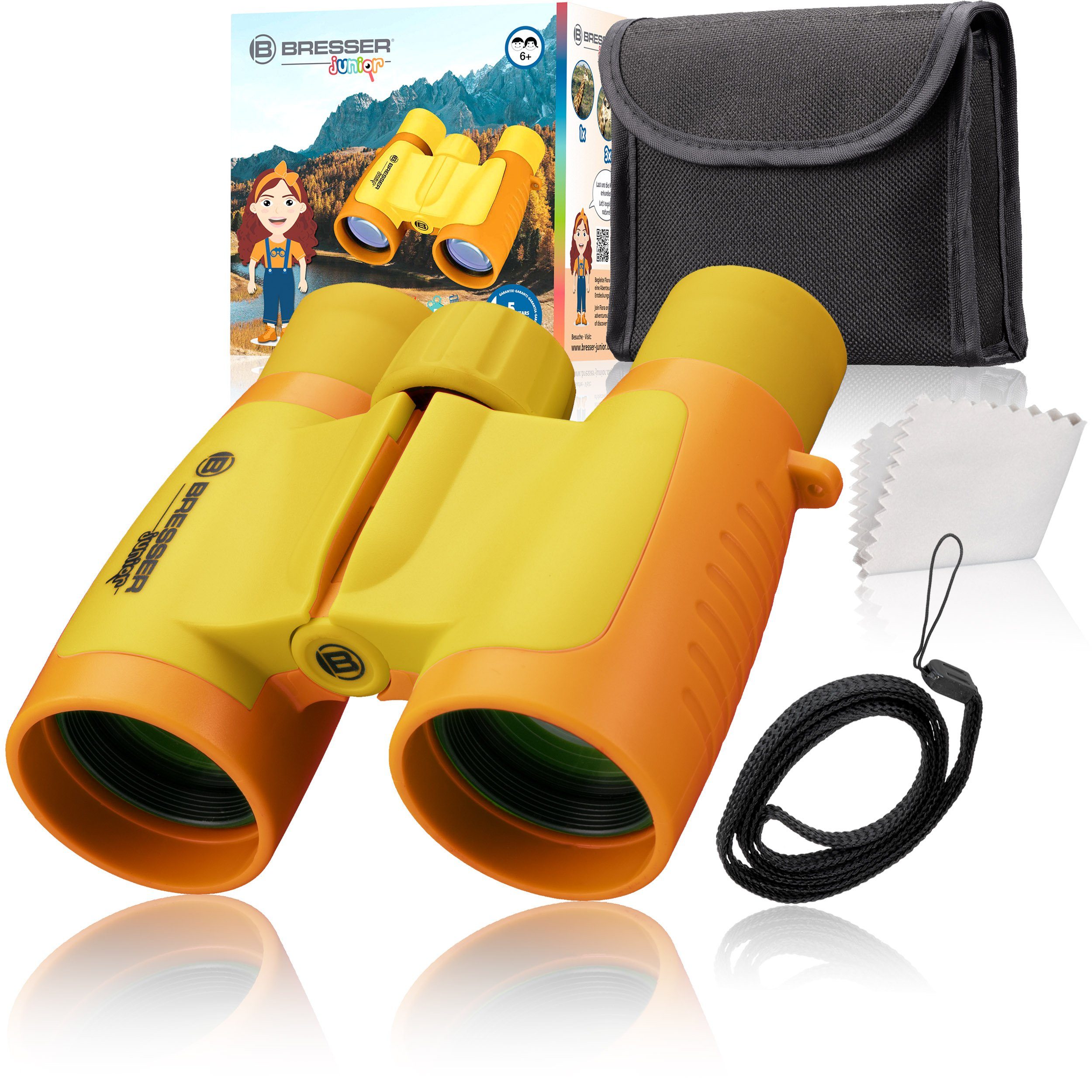 BRESSER junior Kinderfernglas 3x30 Gelb Kinderfernglas günstig online kaufen