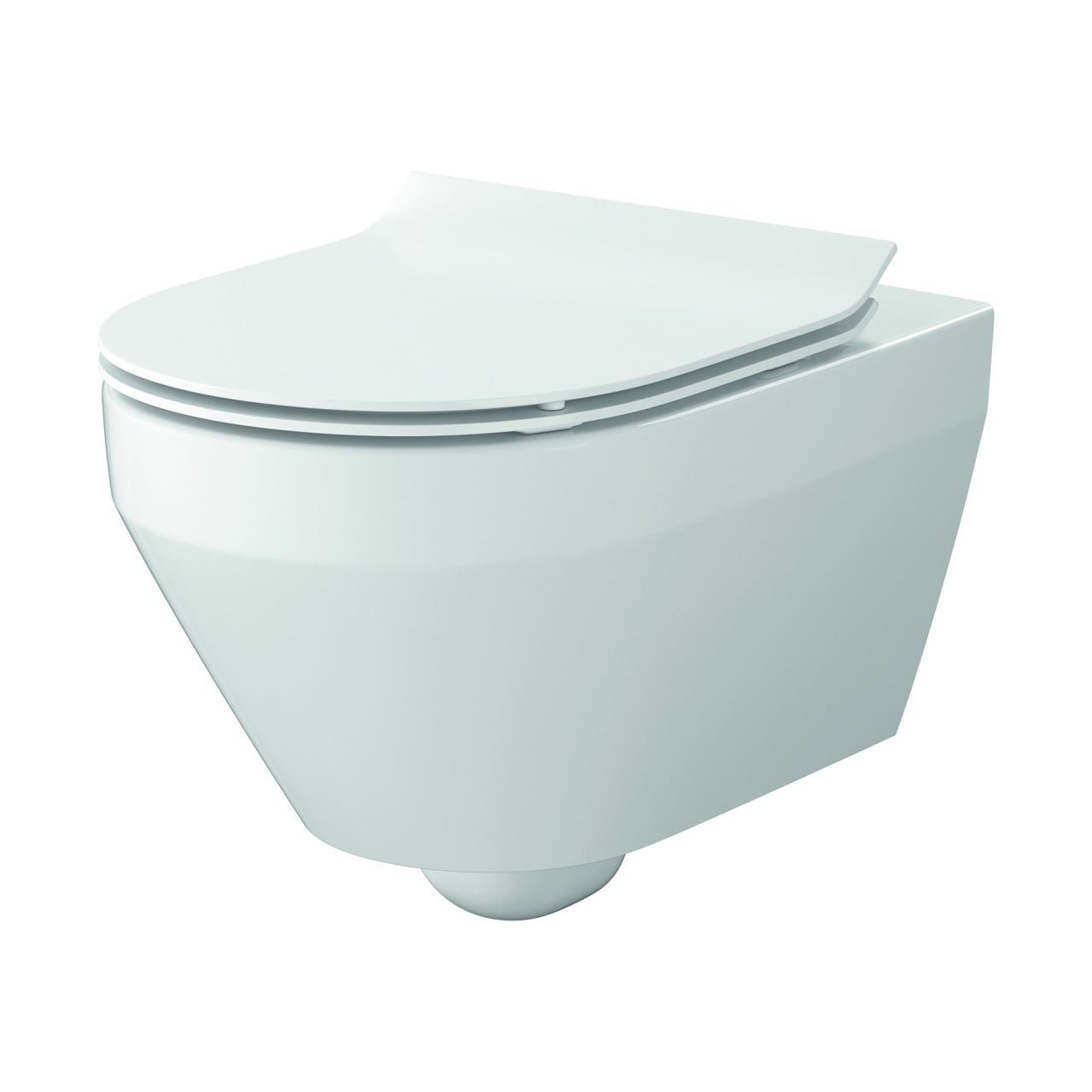 Meissen Keramik WC-Komplettset Meissen Wand WC spülrandlos Crea Pro Tiefspüler