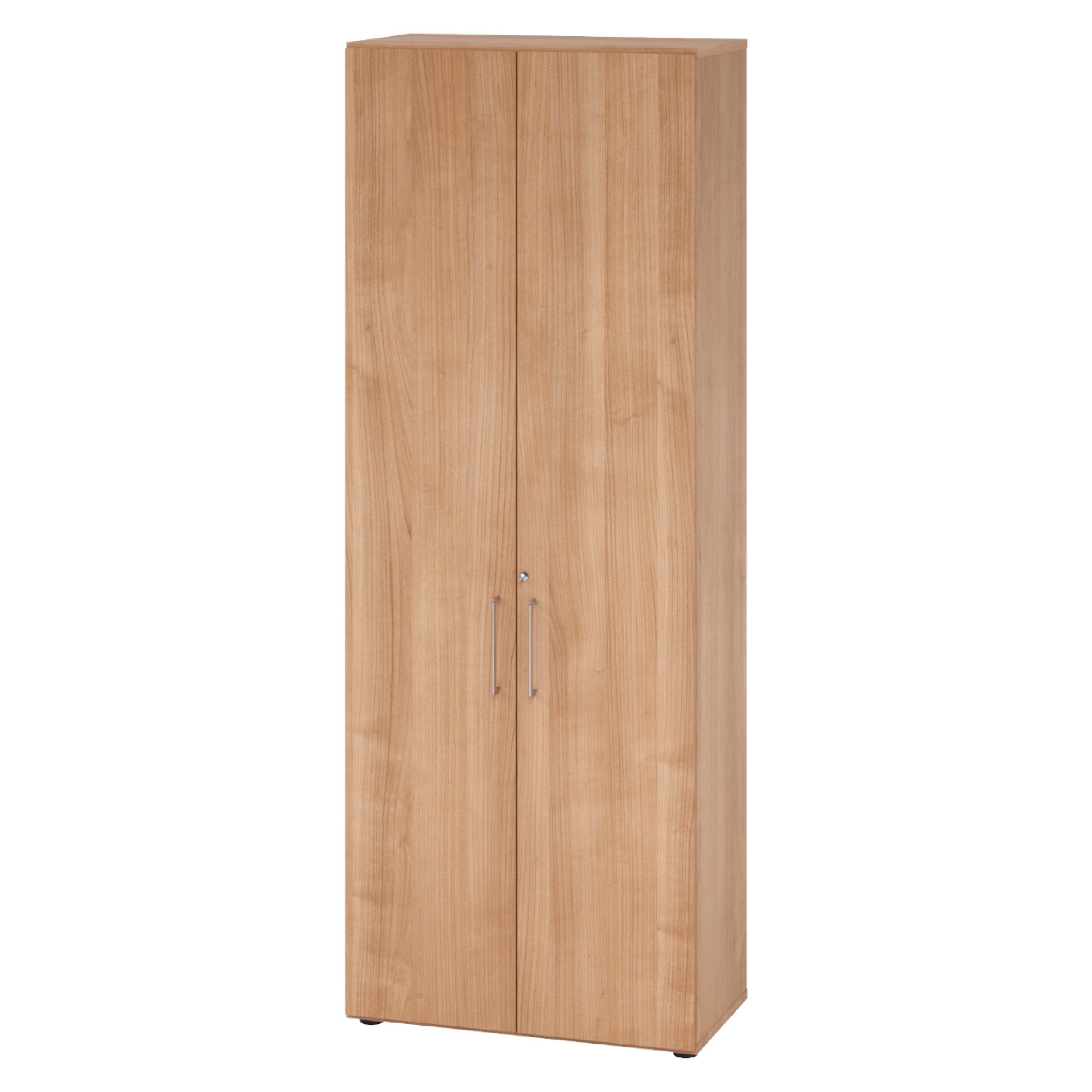 bümö Aktenschrank smart Büroschrank - 6 Ordnerhöhen Dekor: Nussbaum