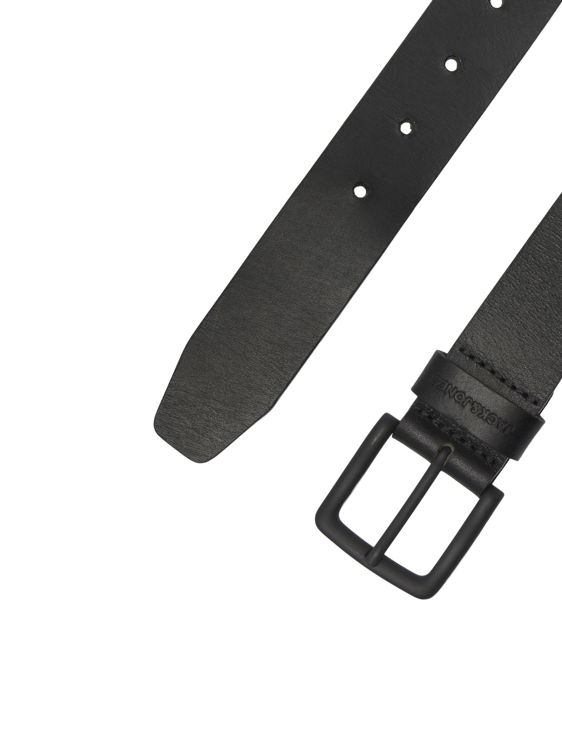 JACROMA BELT NOOS Jones Ledergürtel & Jack LEATHER Black