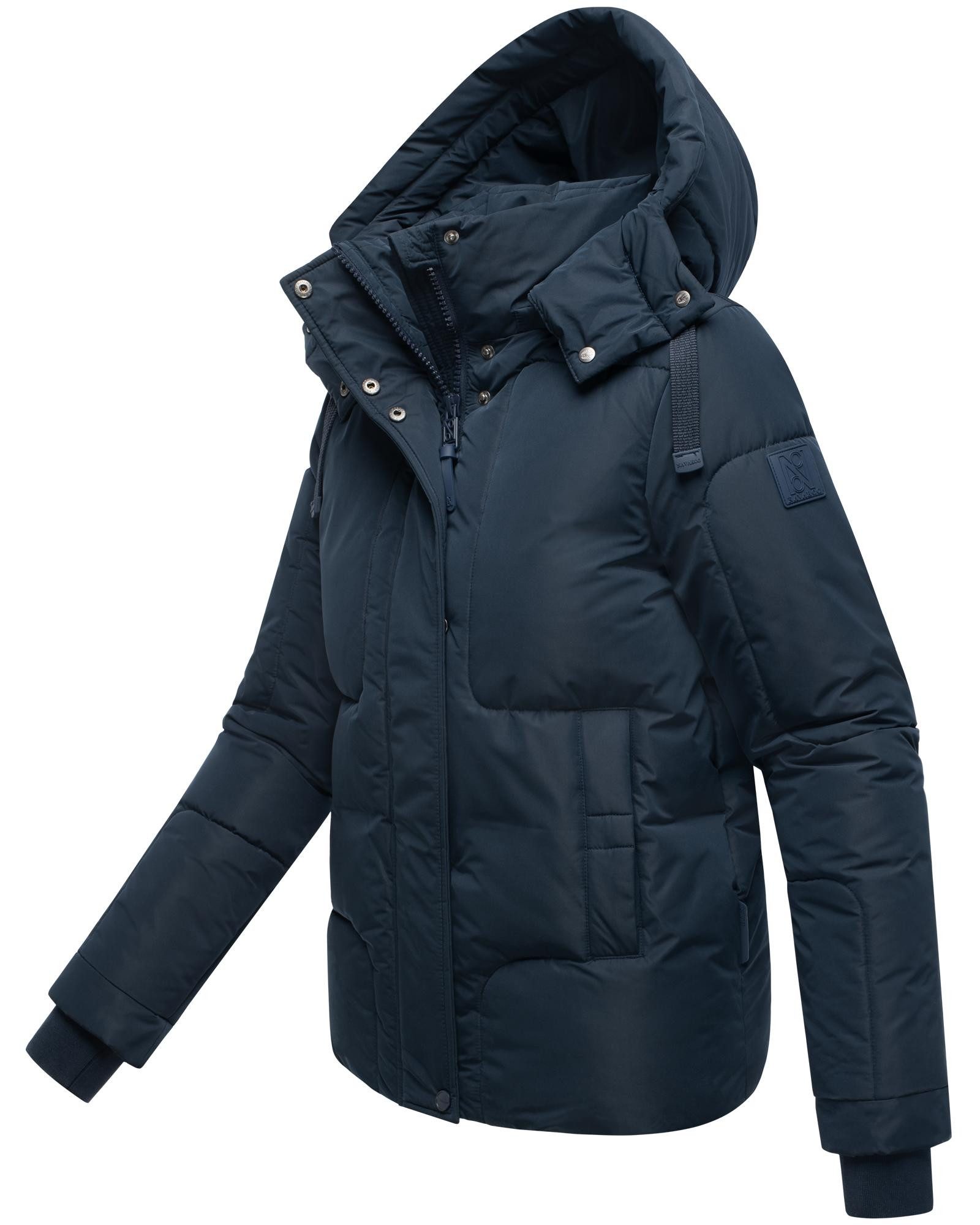 Navahoo Steppjacke Zauberlicht 14 Winterjacke mit abnehmbarer Kapuze und Fleece-Futter