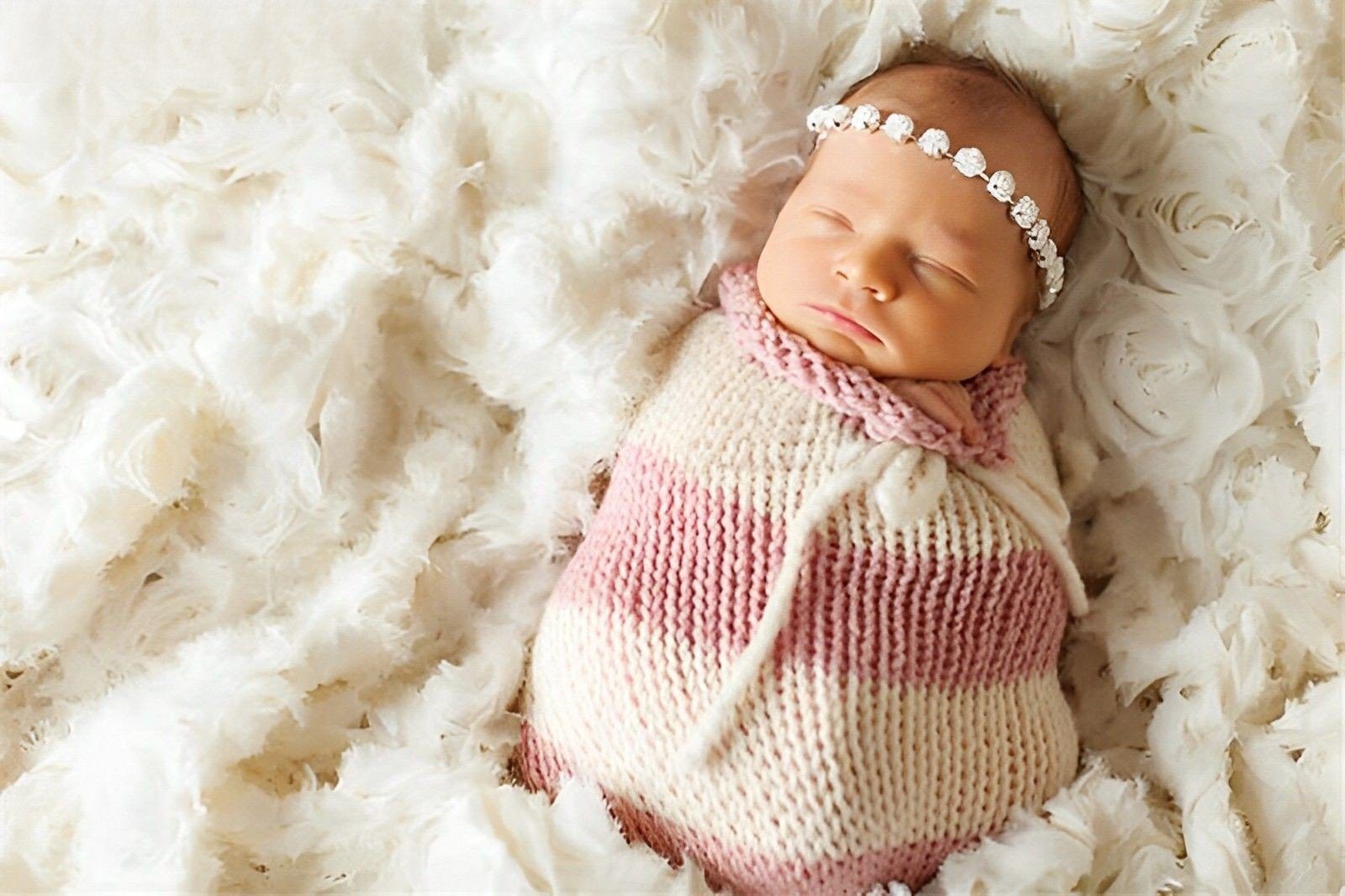 Matissa & Dad Neugeborenen-Geschenkset Baby Fotoshooting Kokon Strick,  Neugeborenen Outfit, Baby Kostüm