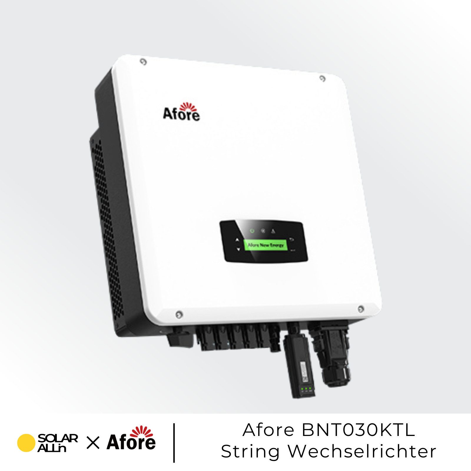 smartEC Wechselrichter Afore 30kW String Wechselrichter BNT030KTL, 2 MPPT, 3phasig, Solaranlage IP65 WiFi Wirkungsgrad 98,50% Nennausgangsleistung 30000W