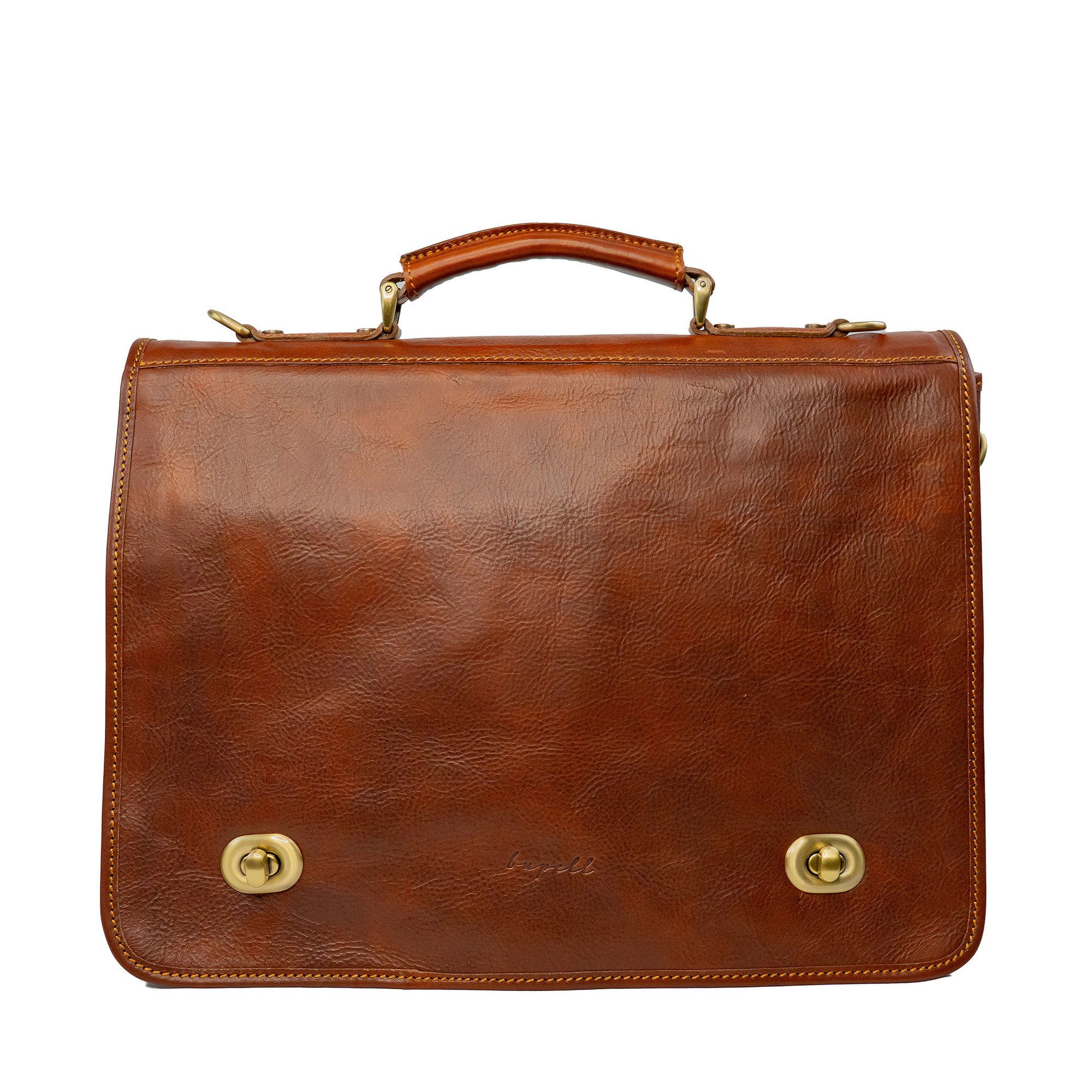 bupell Umhängetasche Ernesto, Umhängetasche Crossbody aus pflanzlich gegerbtem Leder