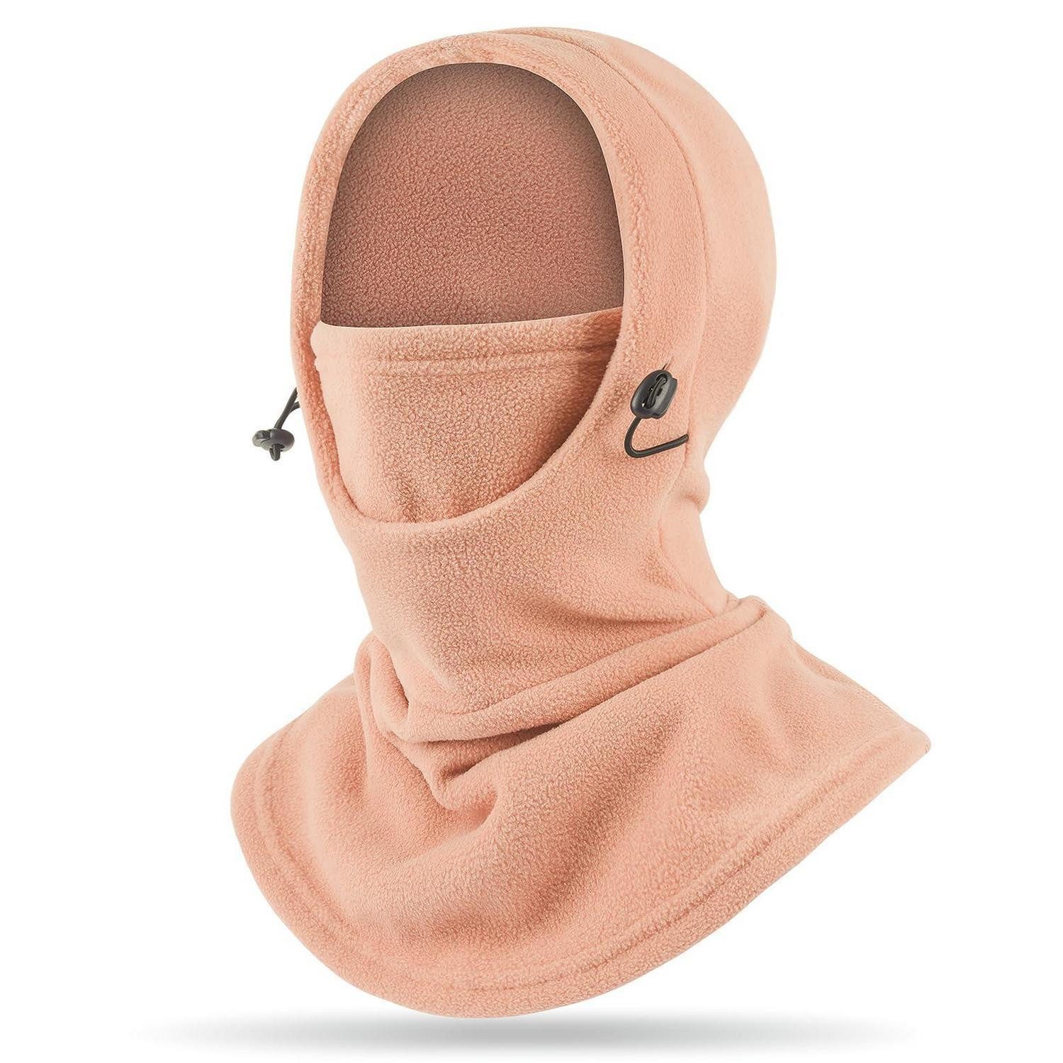 Sturmhaube Sturmhaube Skimaske Thermo Balaclava Fleece Einheitsgröße Rosa