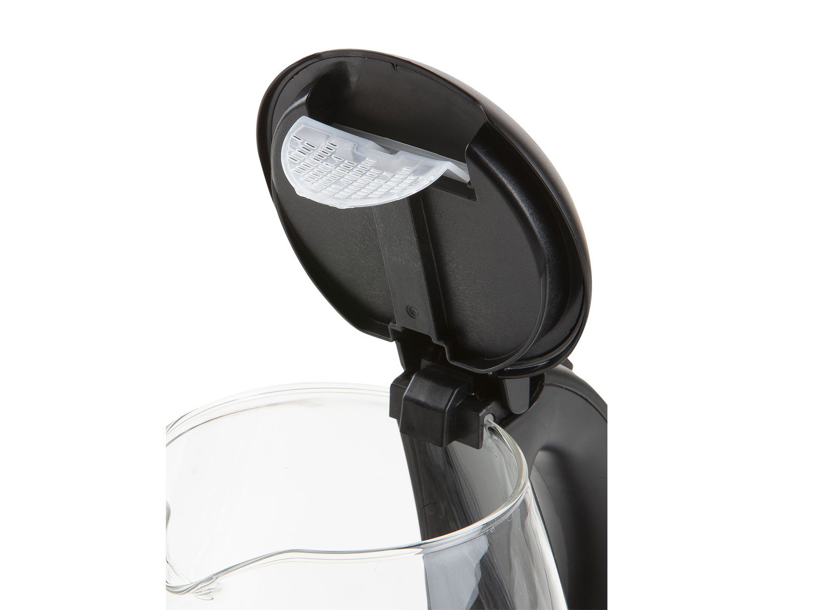 Domo Wasserkocher, LED Kabel 360° l, 1.2 ohne W, leise Beleuchtung elektrisch Glas Edelstahlsockel, 2200