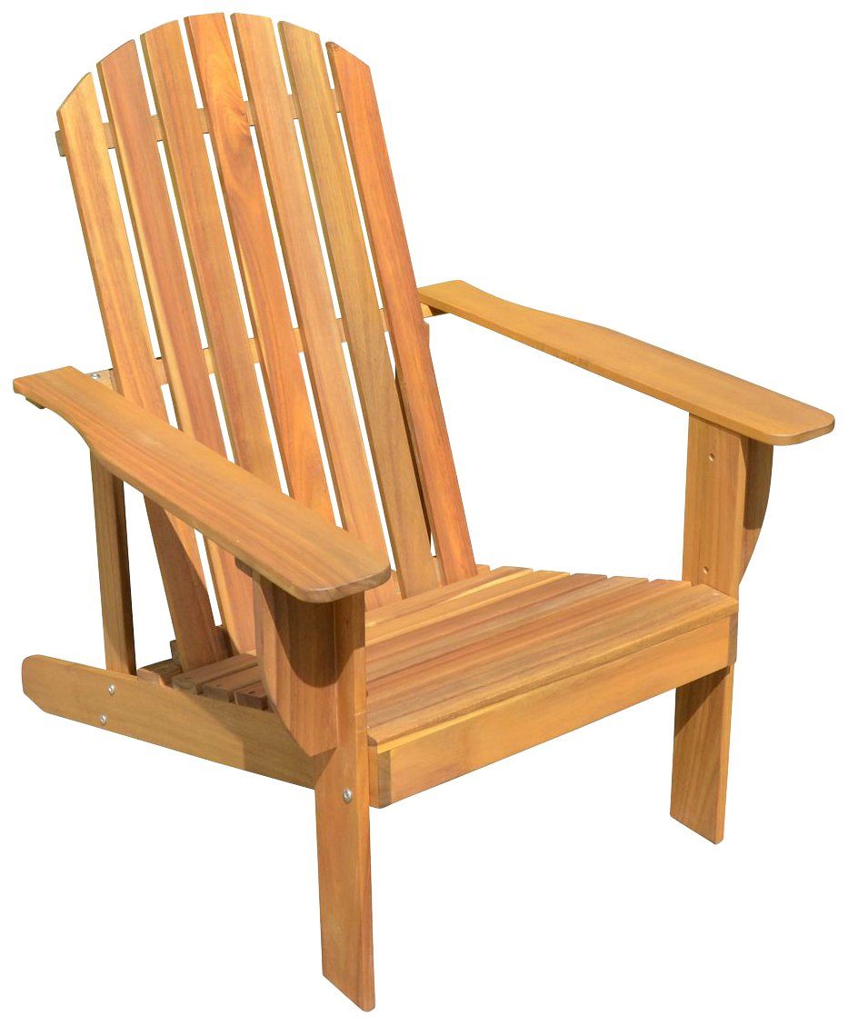 Garden Pleasure Gartensessel HARPER (1-St), Eukalyptusholz, braun, inkl. Wendeauflage