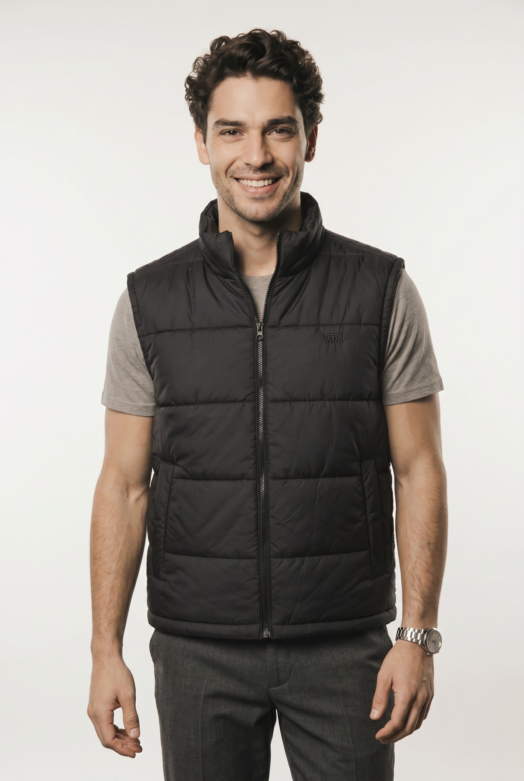 Vans Steppweste MTE Hillgate Vest mit hochschließendem Kragen