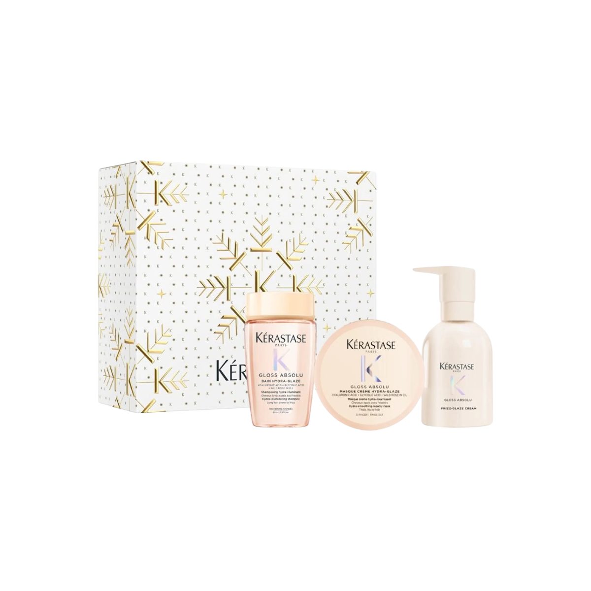 Kérastase Haarpflege-Set Gloss Cream Trio XMas Set, 3-tlg.