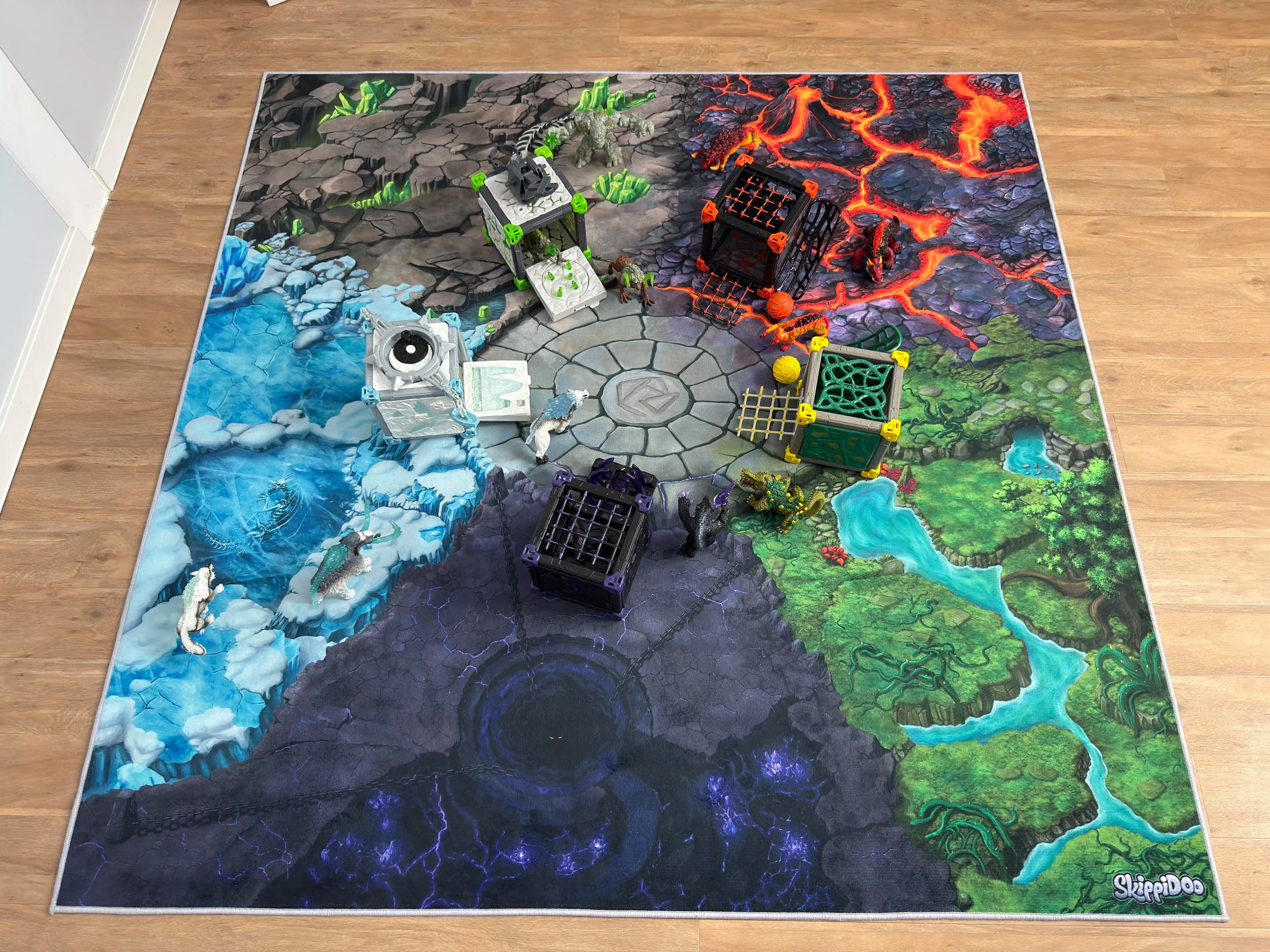 SkippiDoo Kinderteppich Spielteppich Kinderteppich Fantasy World für z.B. S günstig online kaufen