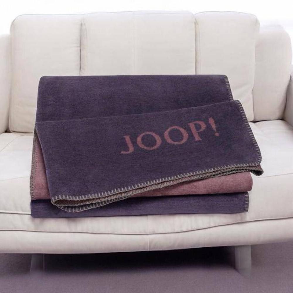 Wohndecke Melange Doubleface Violett - Mauve 150 x 200 cm, JOOP!, Made in Germany