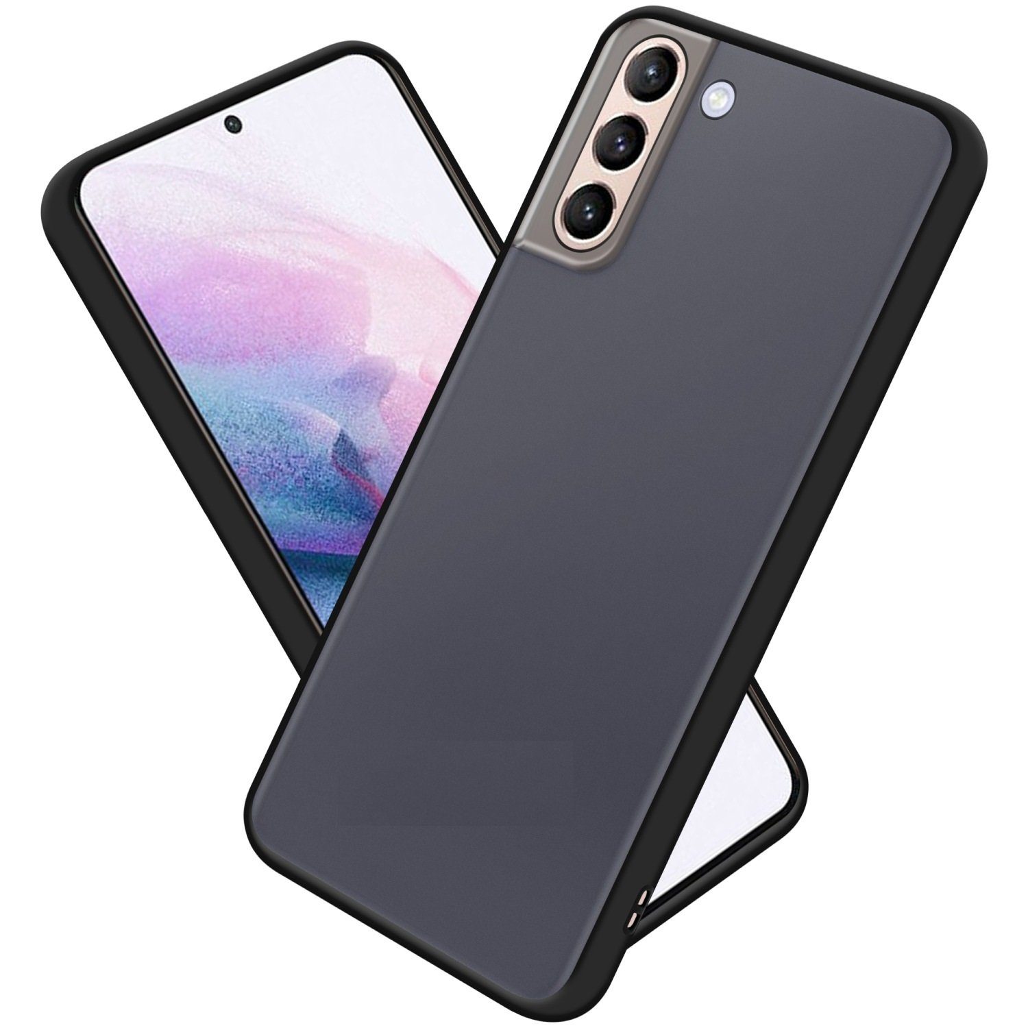 Cadorabo Handyhülle für Samsung Galaxy S21 PLUS Hülle Samsung Galaxy S21 PLUS, Handy Schutzhülle - Hülle - Ultra Slim Hard Cover Case - Bumper