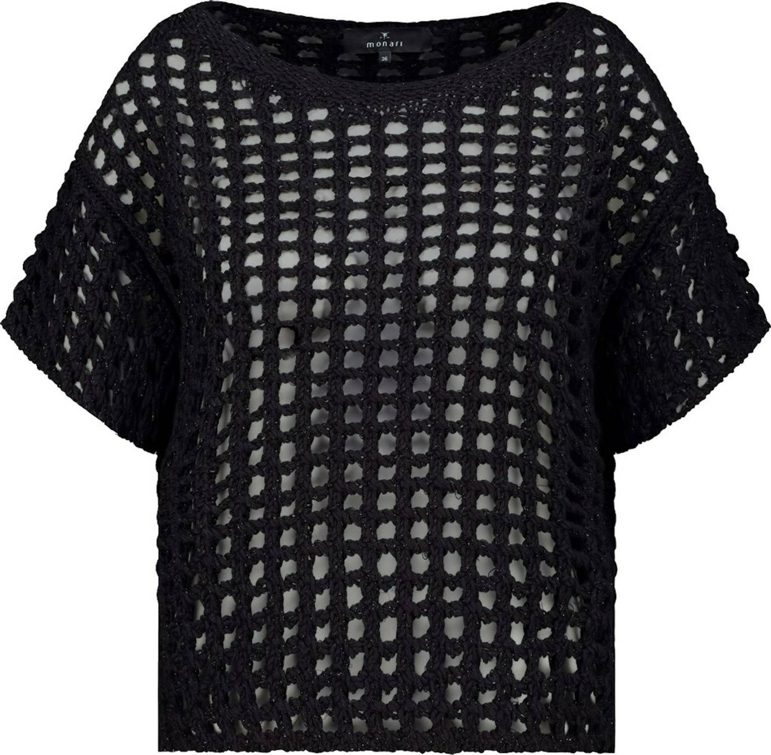 Monari Rundhalspullover 409997 Glanz