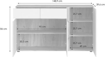 INOSIGN Sideboard Morongo, Breite ca. 149 cm