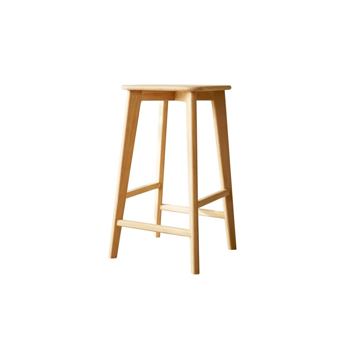 Tikamoon Esszimmerstuhl Barhocker Abel aus massiver Eiche