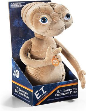 The Noble Collection Plüschfigur E.T. der Außerirdische interaktive Plüschfigur, ca. 35cm, offiziell lizensiertes Merchandise