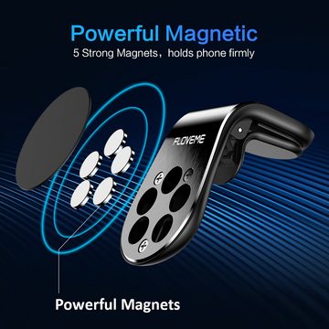 Floveme FLM183186 Handy-Halterung, (KFZ Lüftung Magnetisch Handyhalter, Auto Magnet)