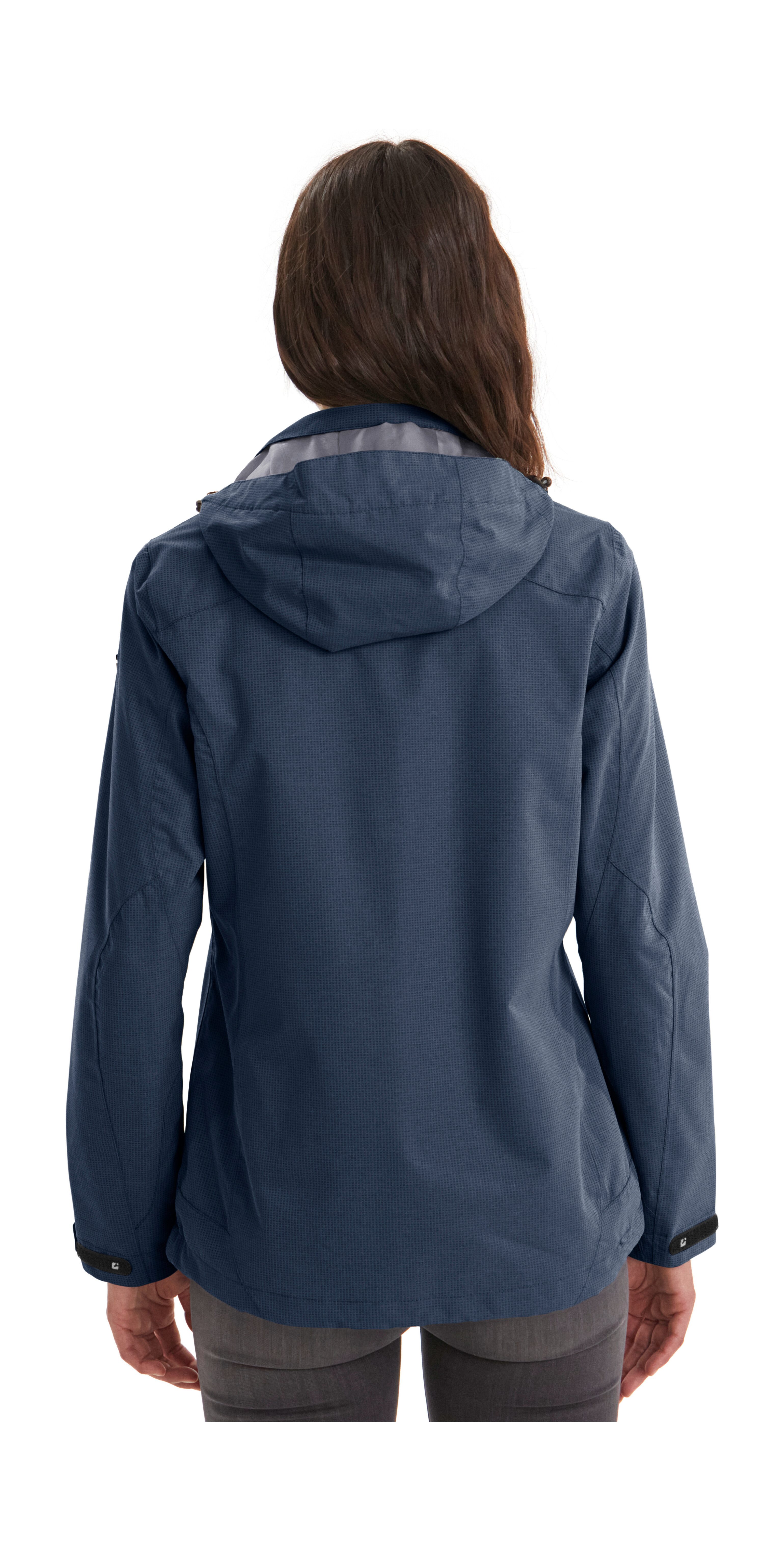 Killtec Outdoorjacke Inkele Damenjacke mit abnehmbarer Kapuze, wind- und wasserdicht, atmungsaktiv