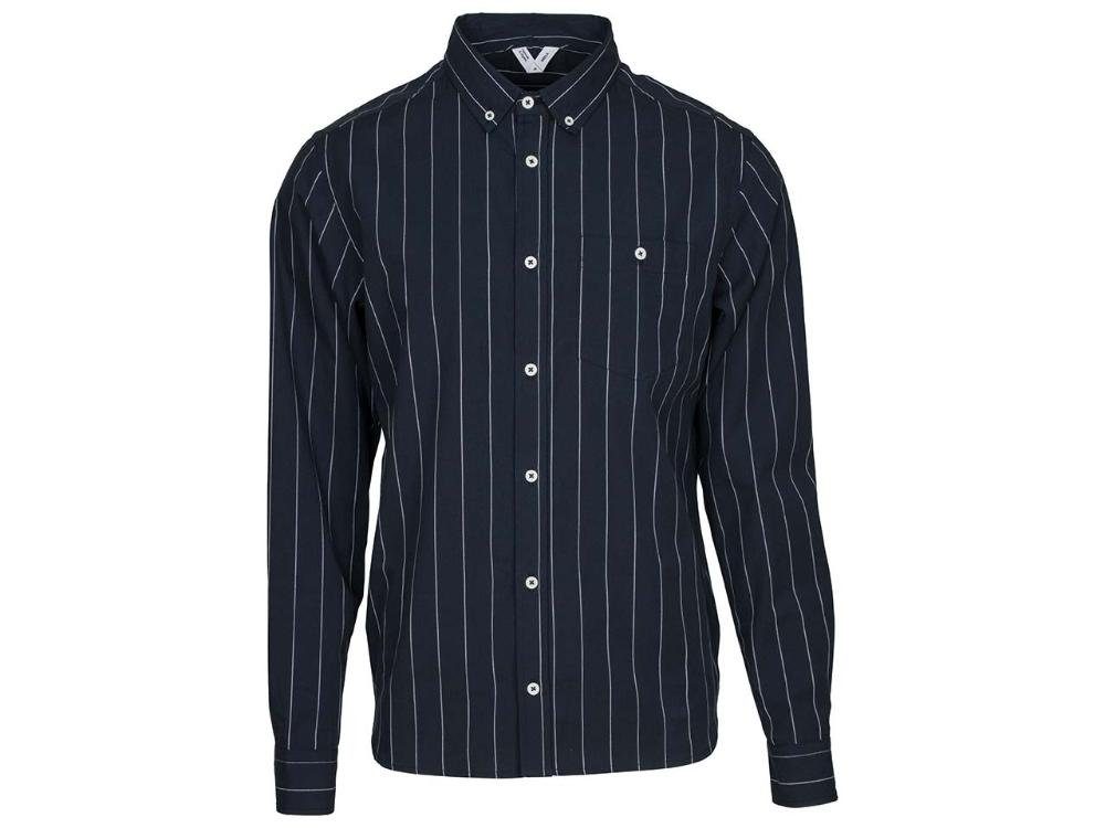 Langarmhemd MELA Bio-Herren-Hemd 'AJAY' mit Button-down Kragen