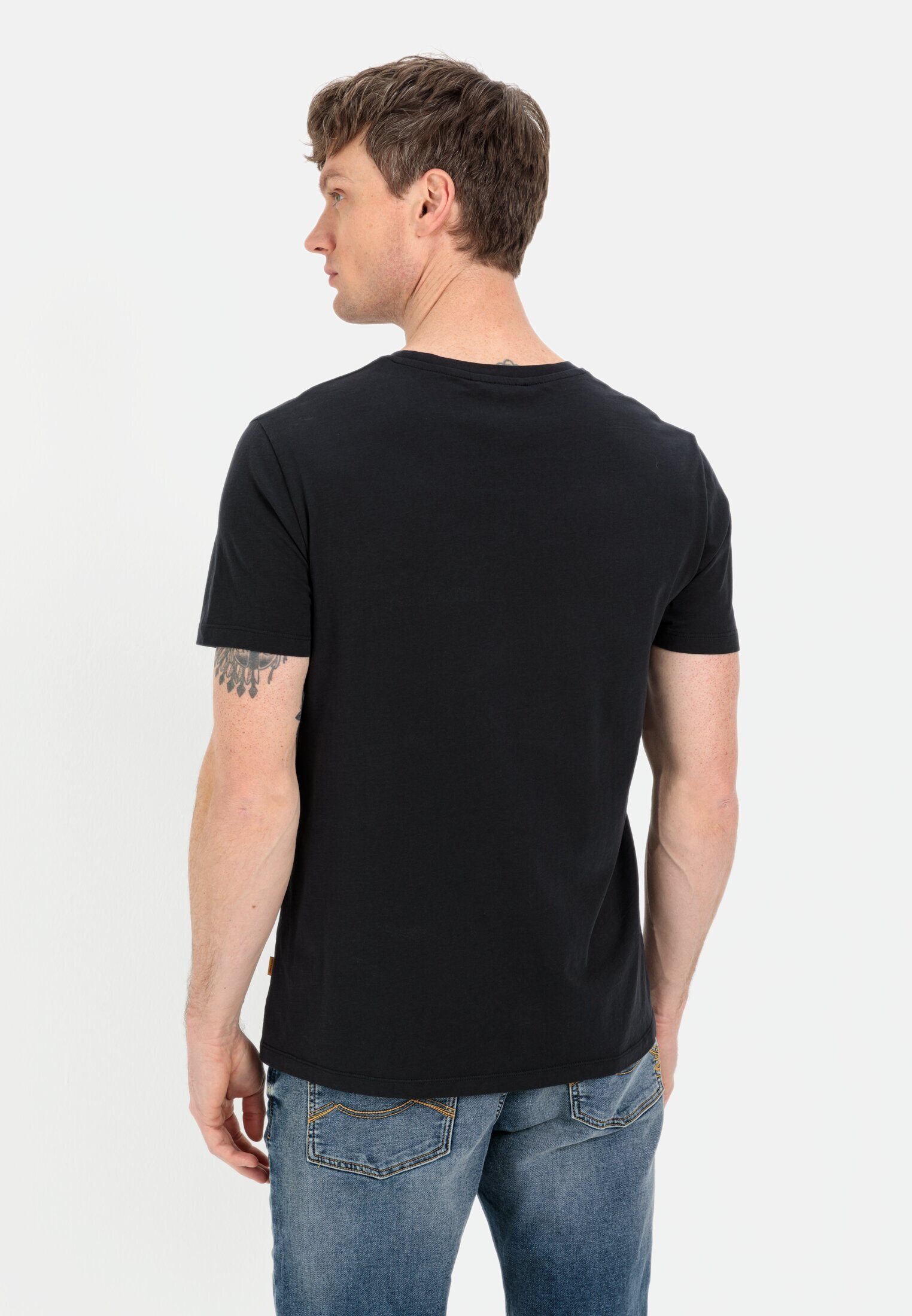 camel active T-Shirt mit Rundhalsausschnitt günstig online kaufen