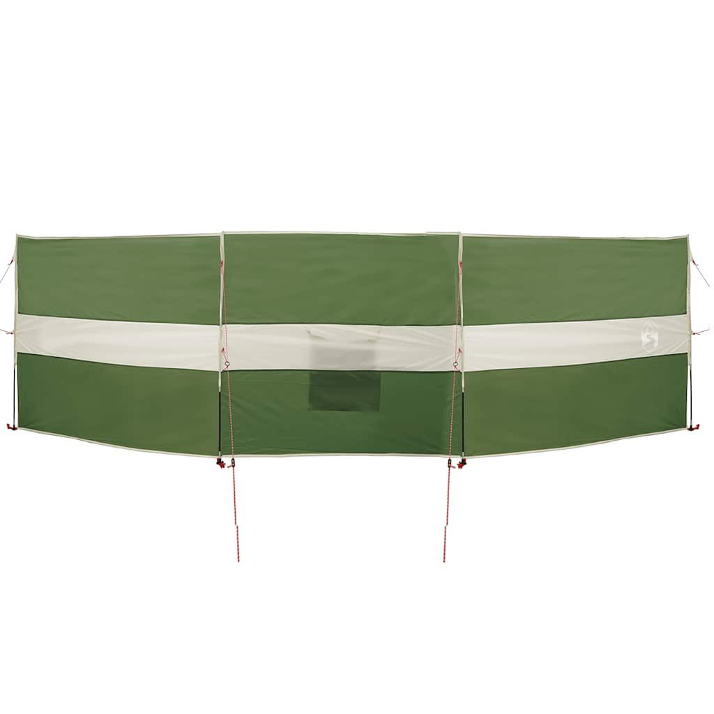 vidaXL Pavillon Camping-Windschutz Grün 490x123 cm Wasserdicht