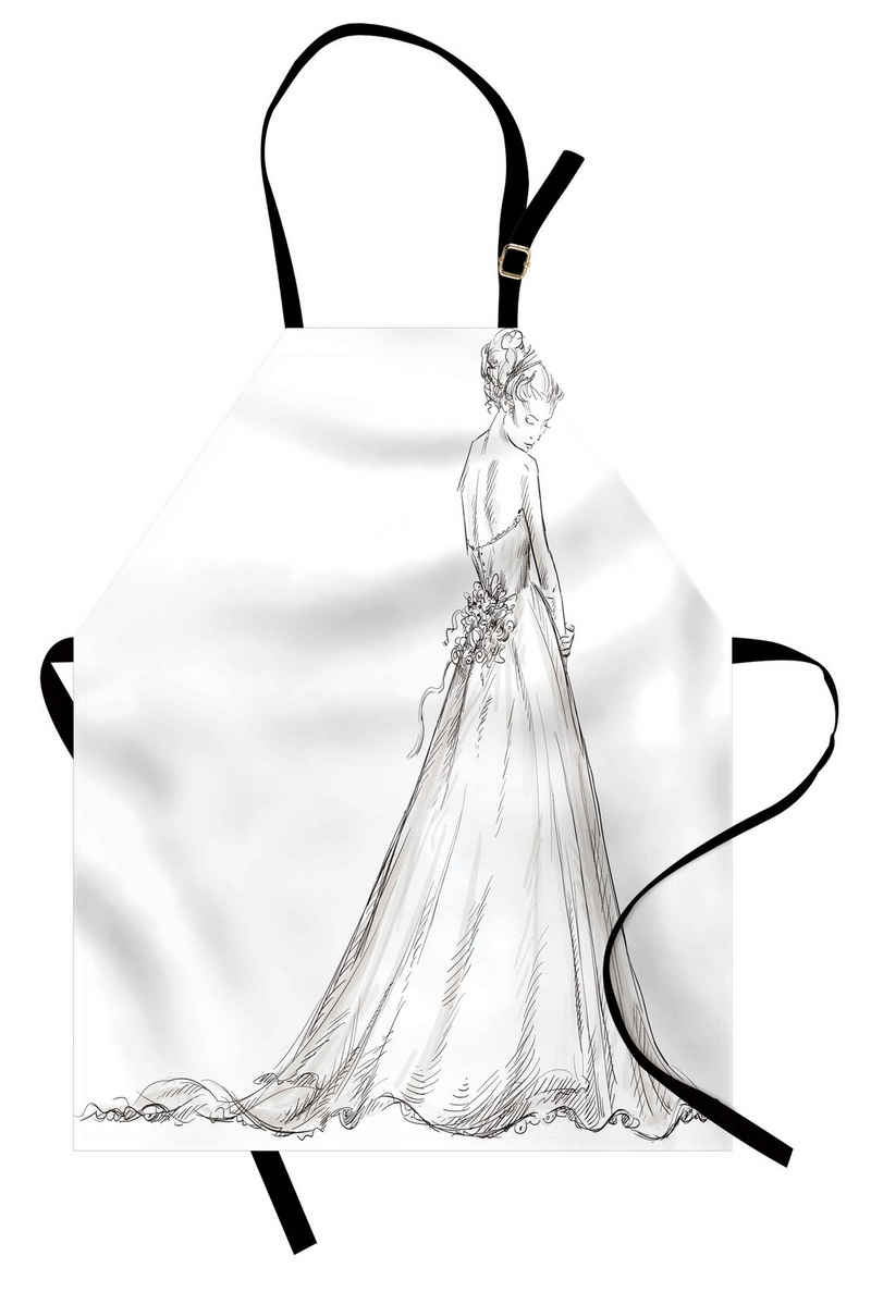 Abakuhaus Kochschürze Höhenverstellbar Klare Farben ohne verblassen, Braut Princess Bride Sketchy