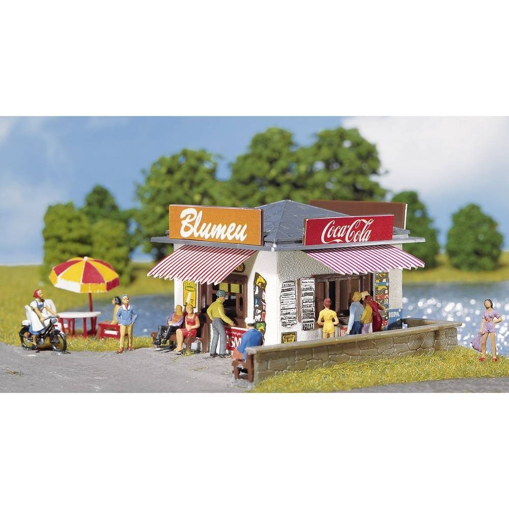 Modelleisenbahn-Gebäude H0 Kiosk-Bausatz