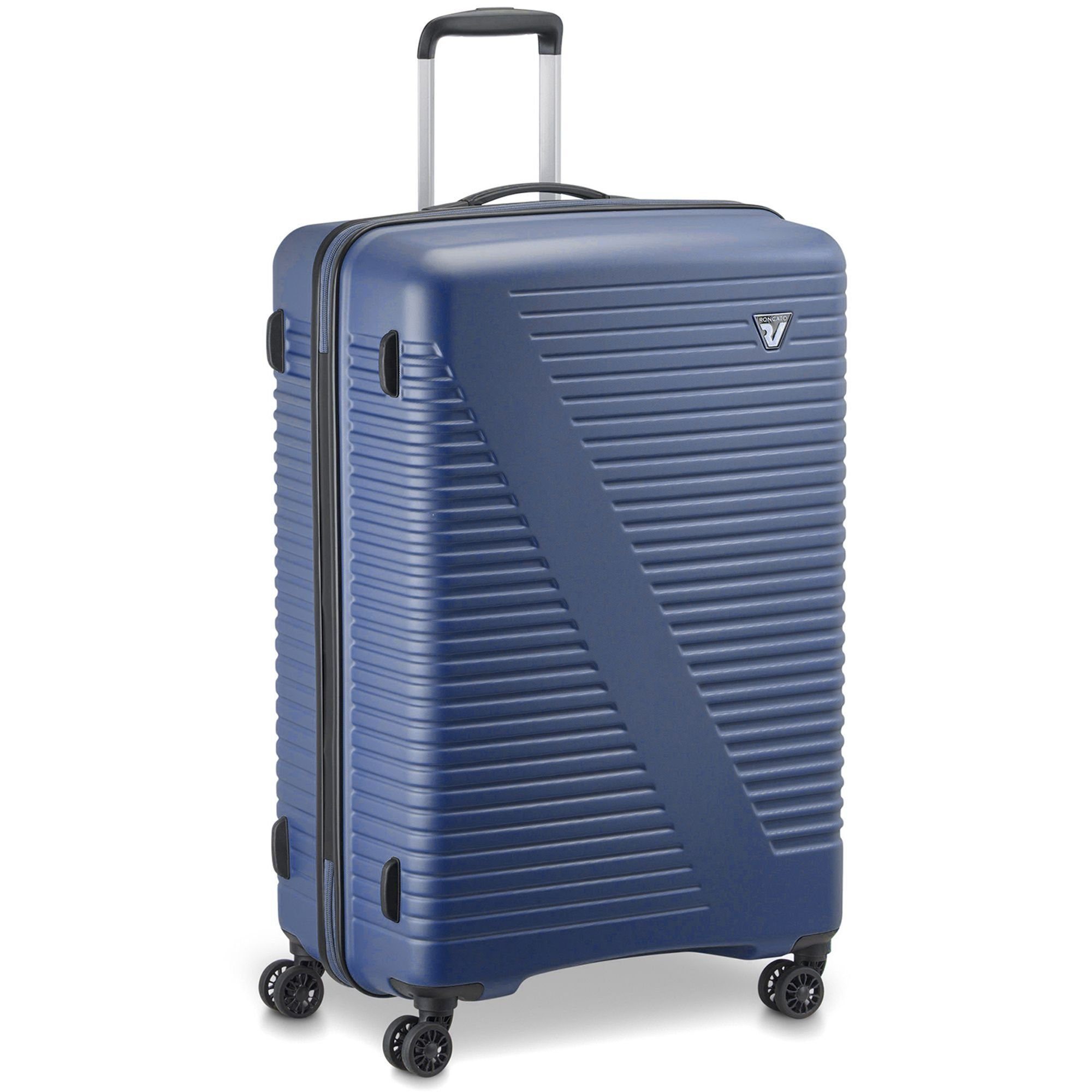 ABS Hartschalen-Trolley blu RONCATO 4 notte Sunlite, Rollen,