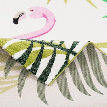 Designteppich Designer Teppich Faro Tropical Flamingo, Pergamon, Rechteckig, Höhe: 11 mm