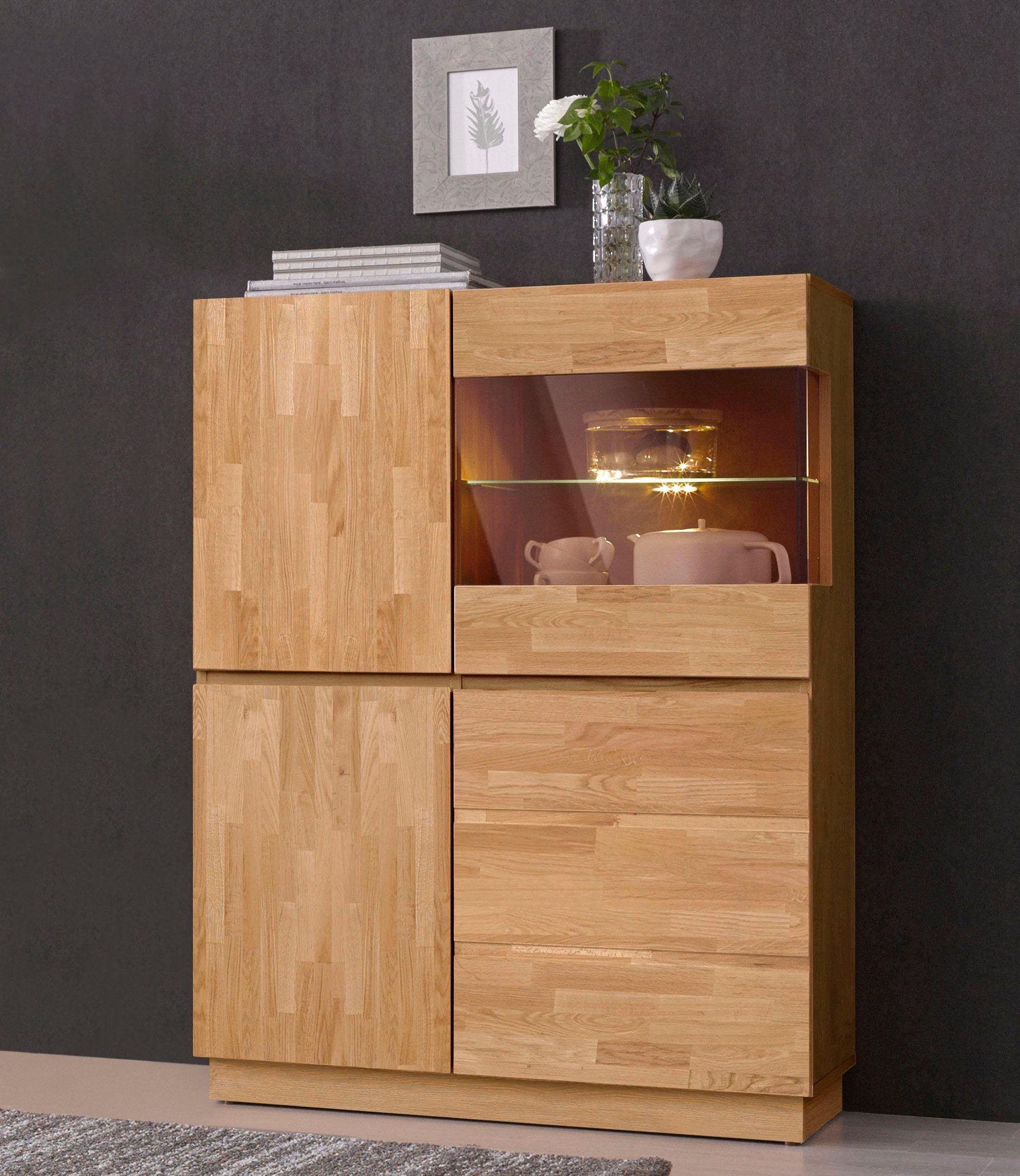 Home affaire Highboard Laima, Vitrine, Höhe günstig online kaufen