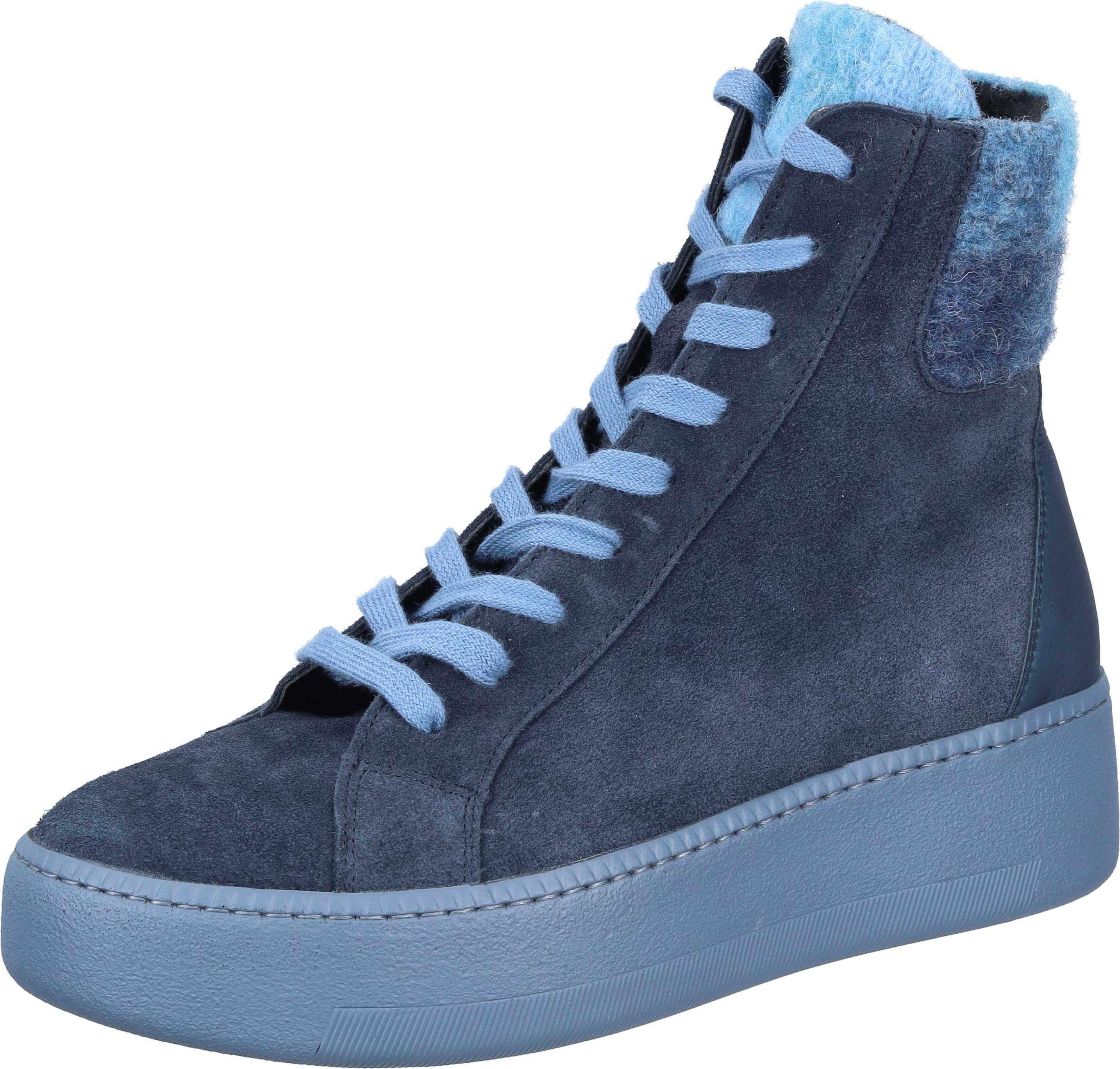 Waldläufer Stiefeletten Schnürschuh aus Veloursleder